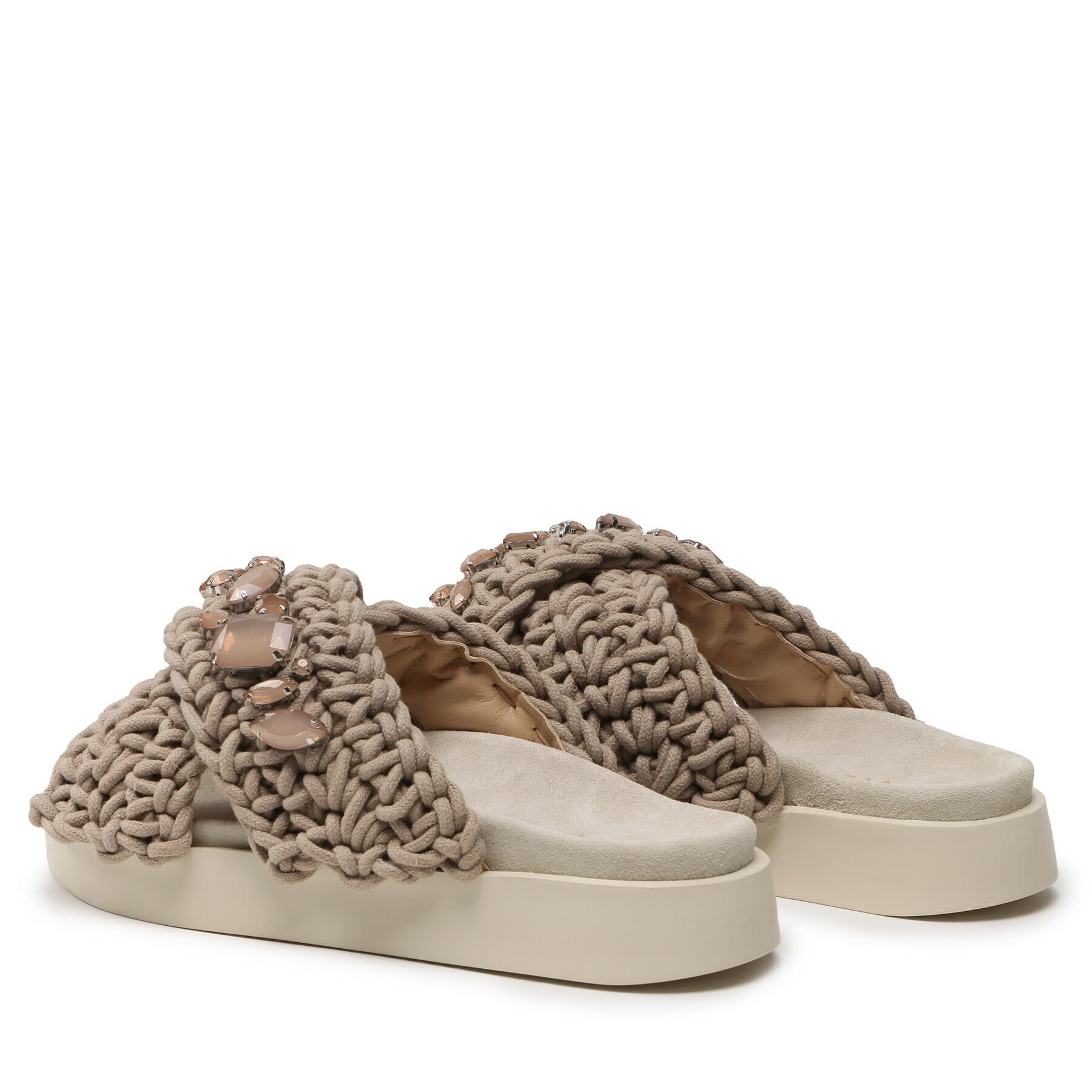 Inuikii Чехли Woven Stones 70104-106 Кафяв - Pepit.bg