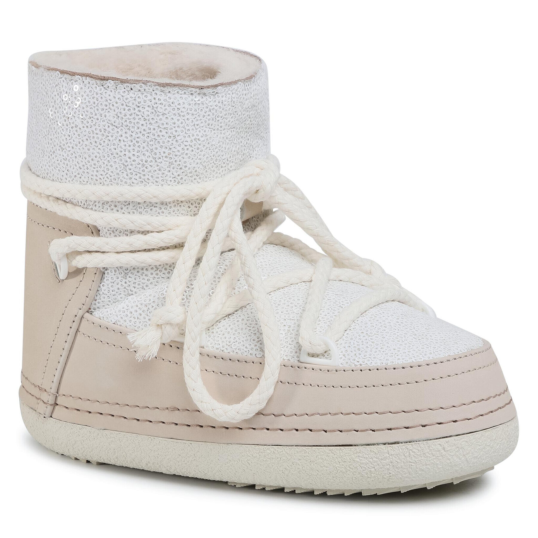 Inuikii Обувки Boot Full Leather 70101-009 Бял - Pepit.bg