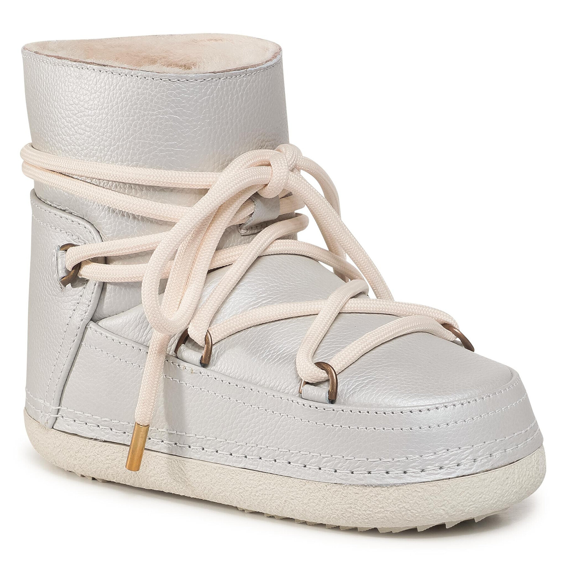 Inuikii Обувки Full Leather 70101-089 Сребрист - Pepit.bg
