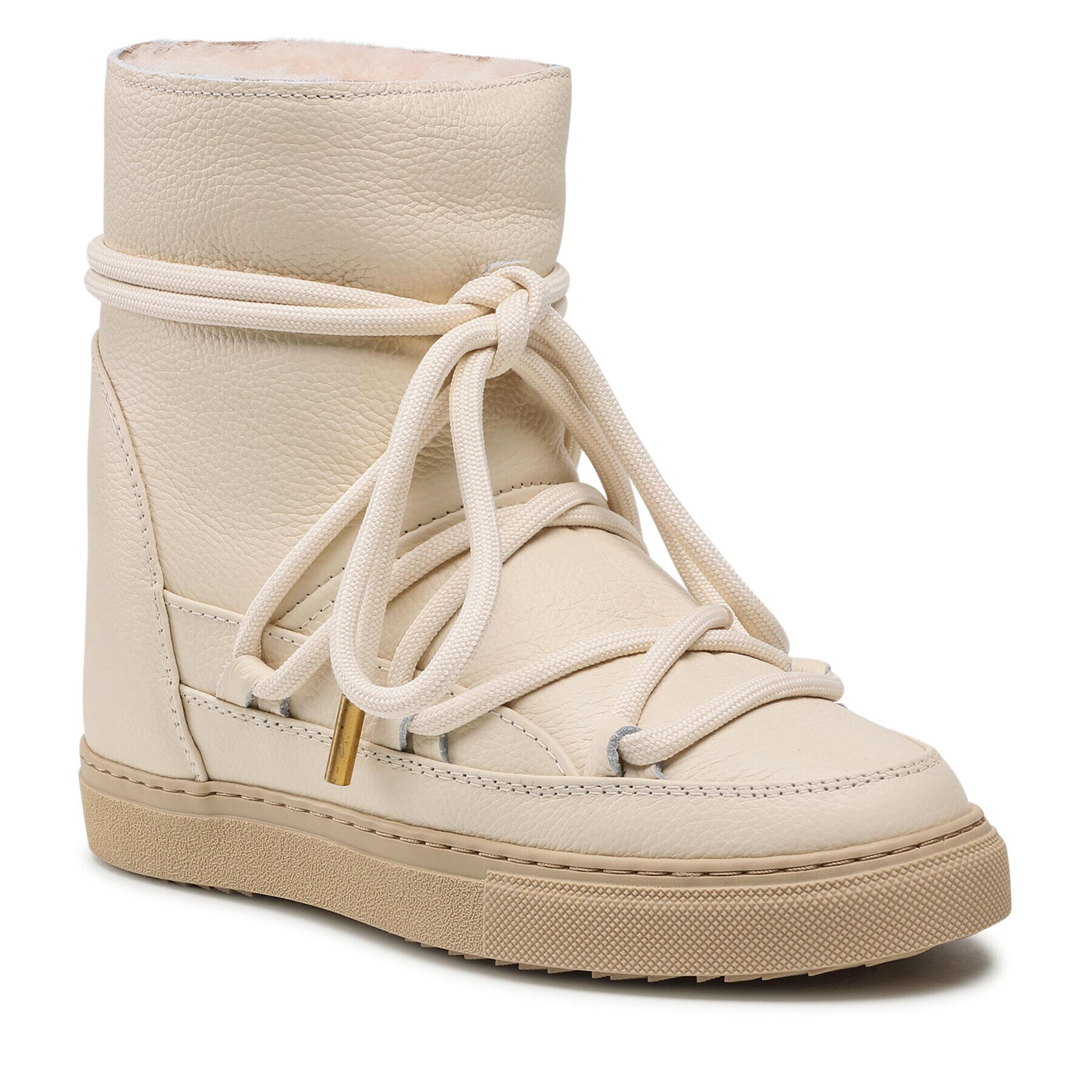 Inuikii Обувки Full Leather Wedge 70203-089 Бежов - Pepit.bg