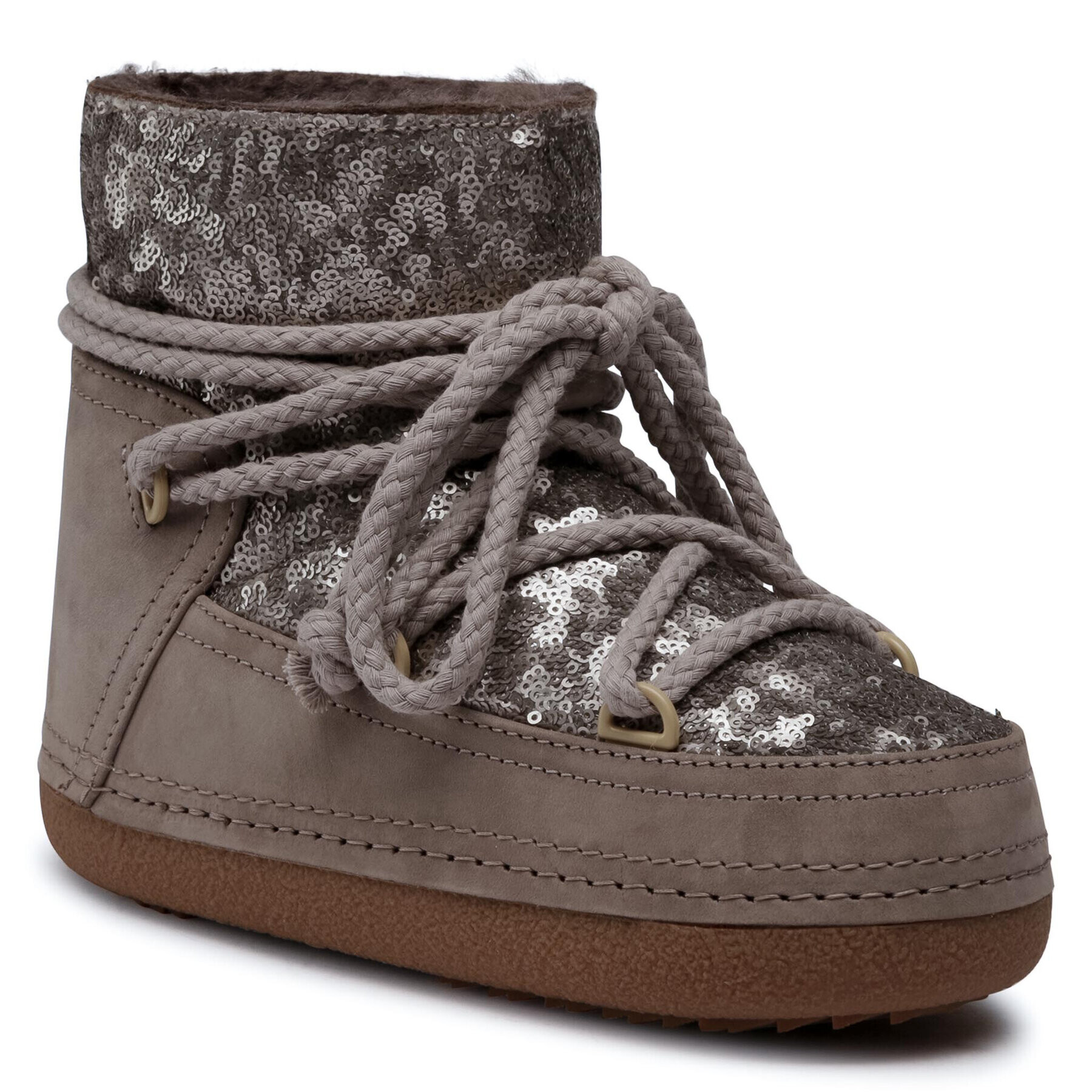Inuikii Обувки Sequin 70101-009 Сив - Pepit.bg