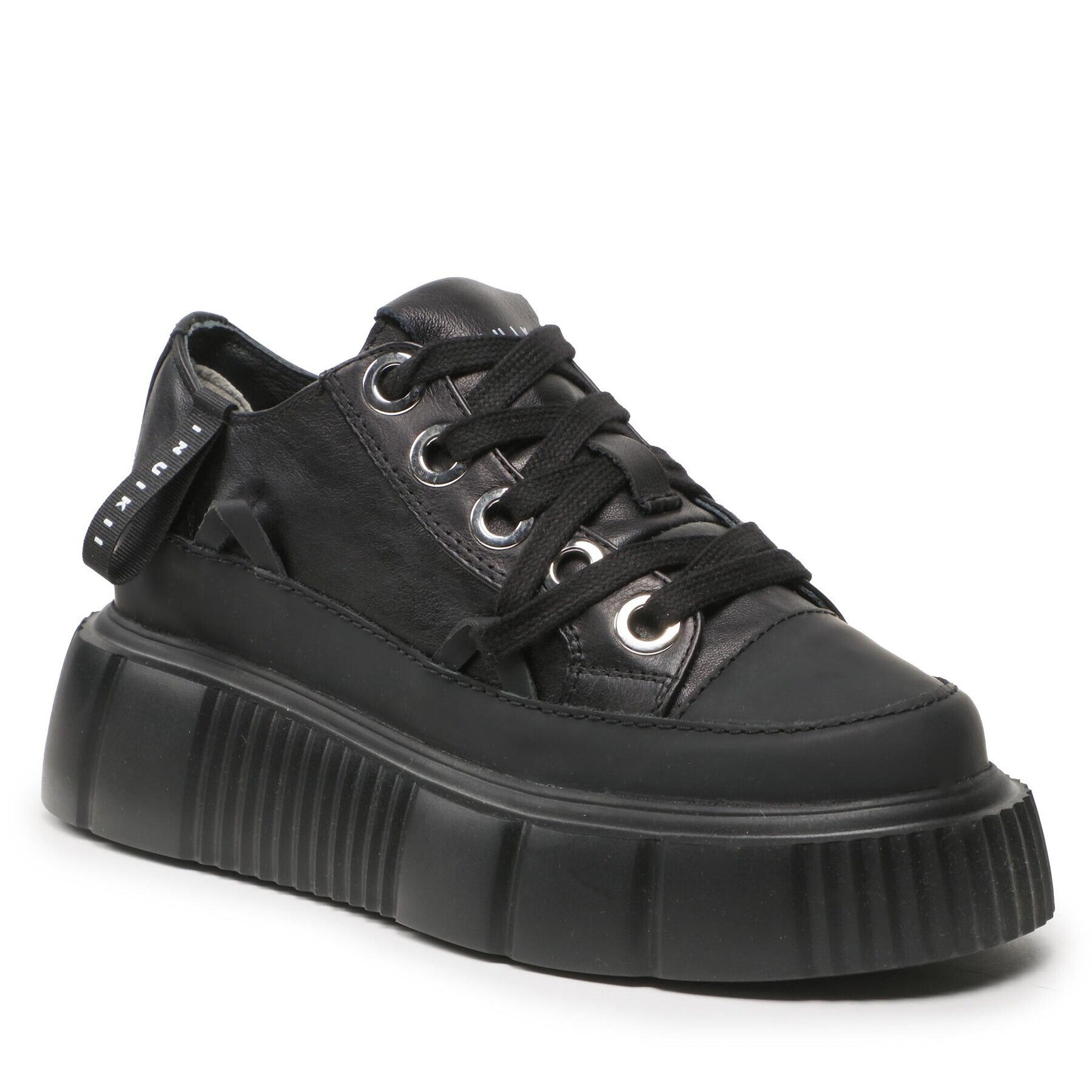 Inuikii Сникърси Leather Matilda 30102-033 Черен - Pepit.bg