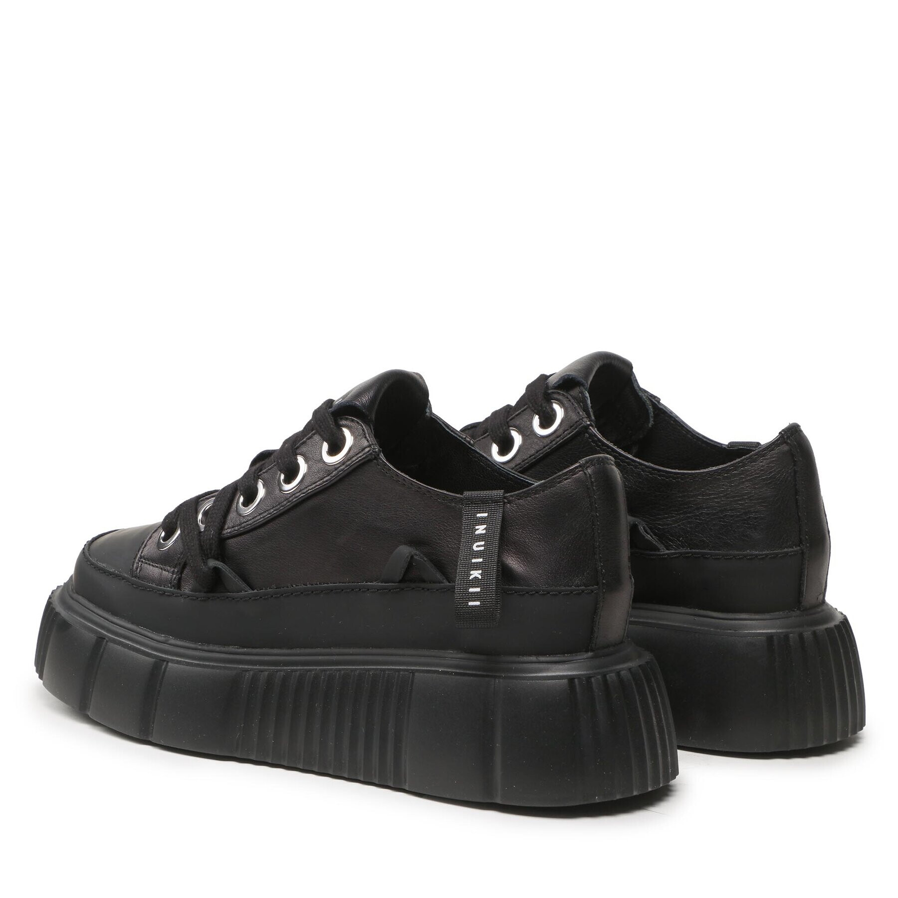 Inuikii Сникърси Leather Matilda 30102-033 Черен - Pepit.bg