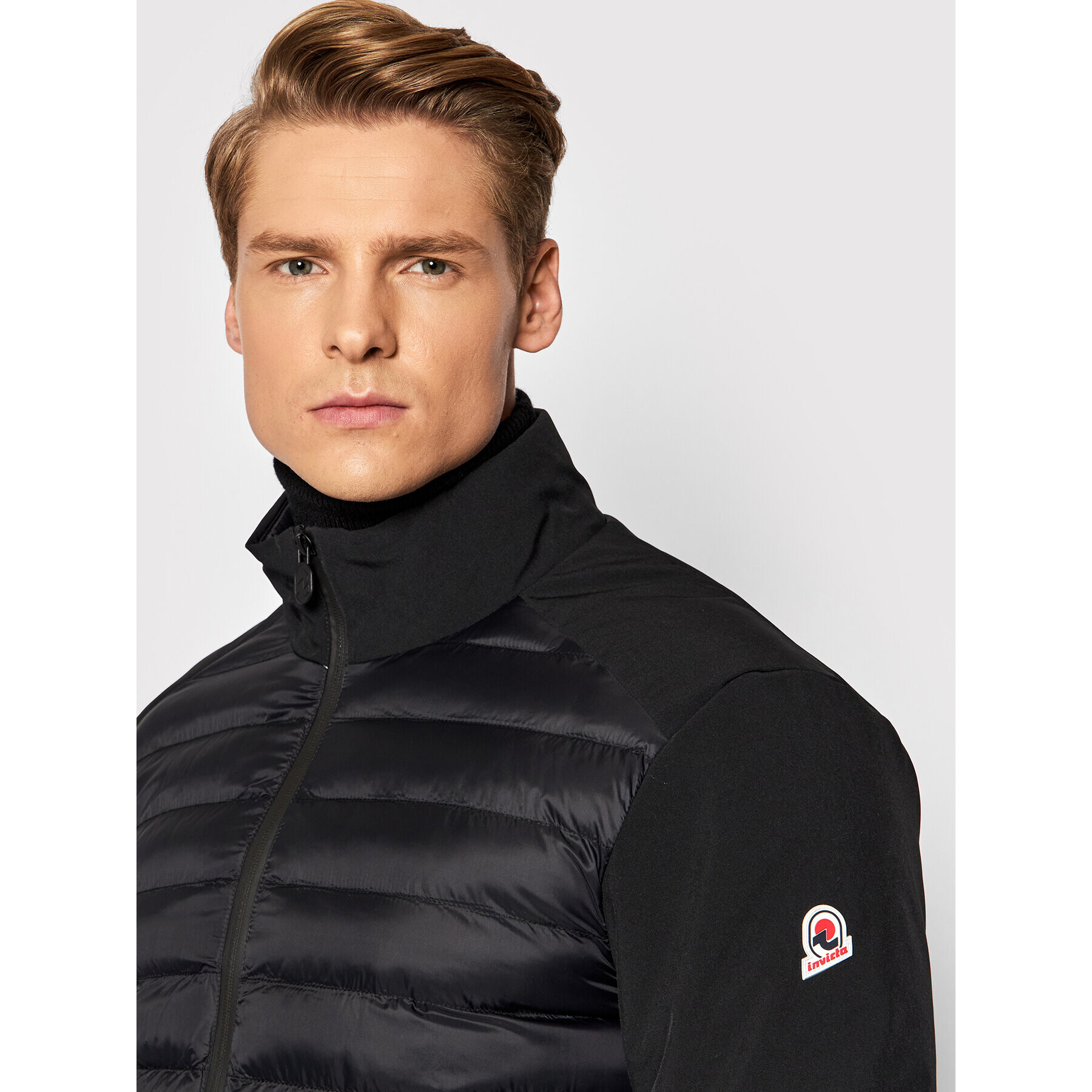 Invicta Пухено яке 4431810/U Черен Regular Fit - Pepit.bg