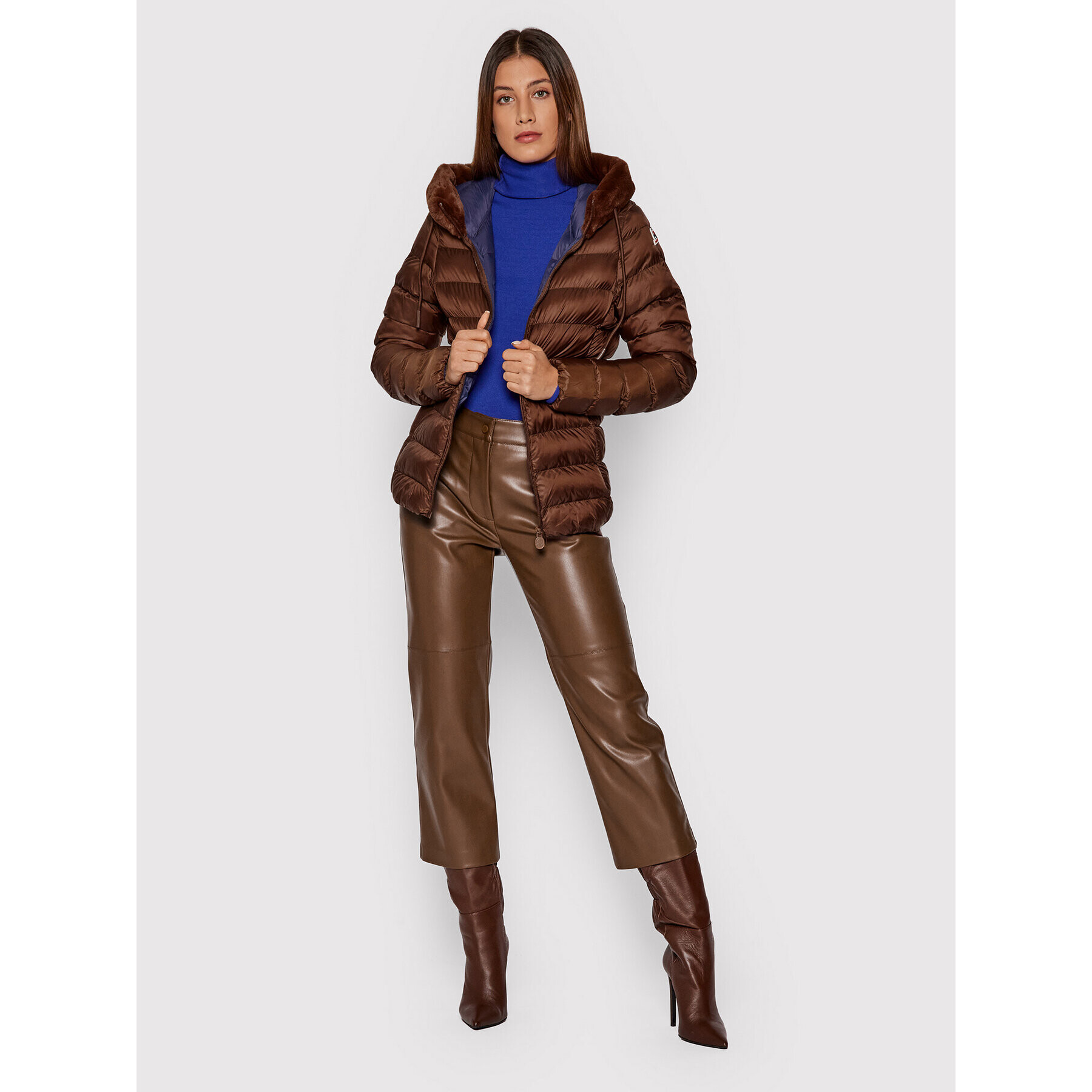 Invicta Пухено яке 4431831/D Кафяв Regular Fit - Pepit.bg