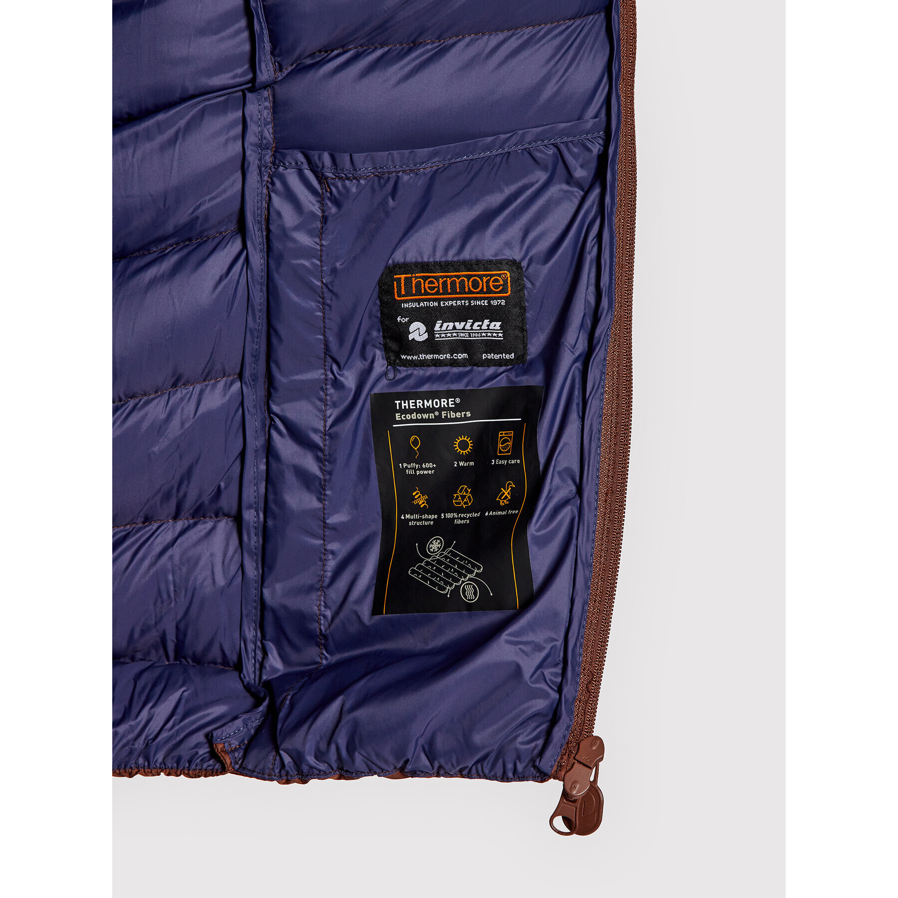 Invicta Пухено яке 4431831/D Кафяв Regular Fit - Pepit.bg