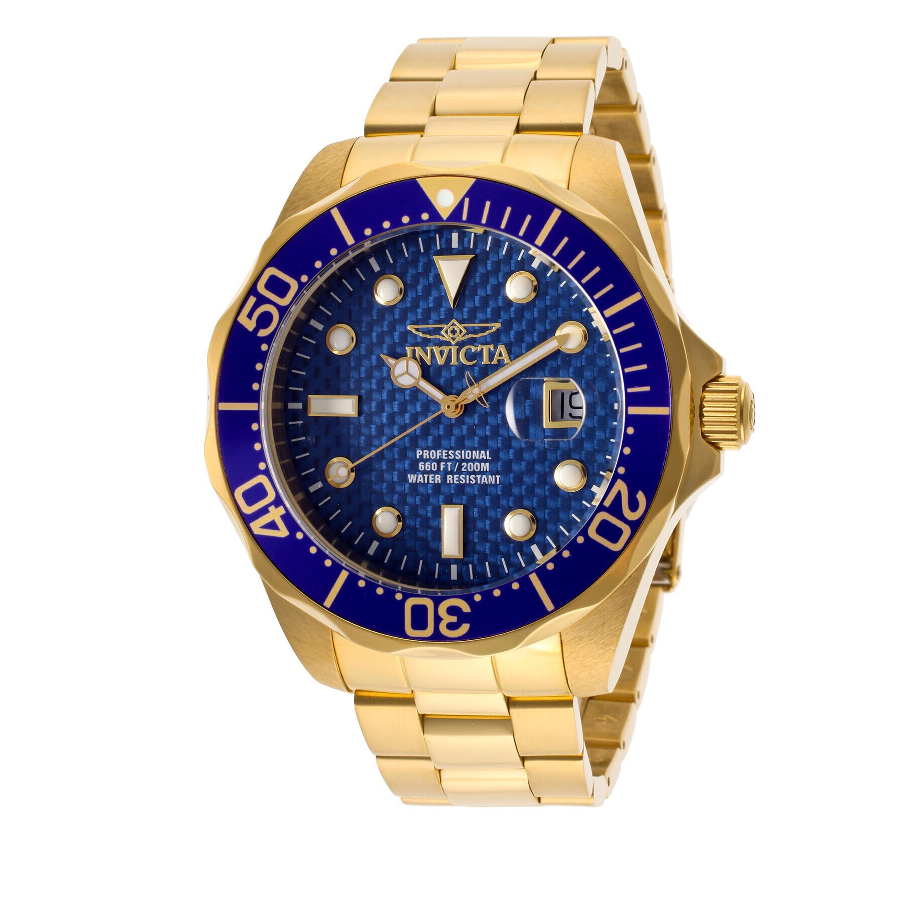 Invicta Watch Часовник Pro Diver 14357 Златист - Pepit.bg