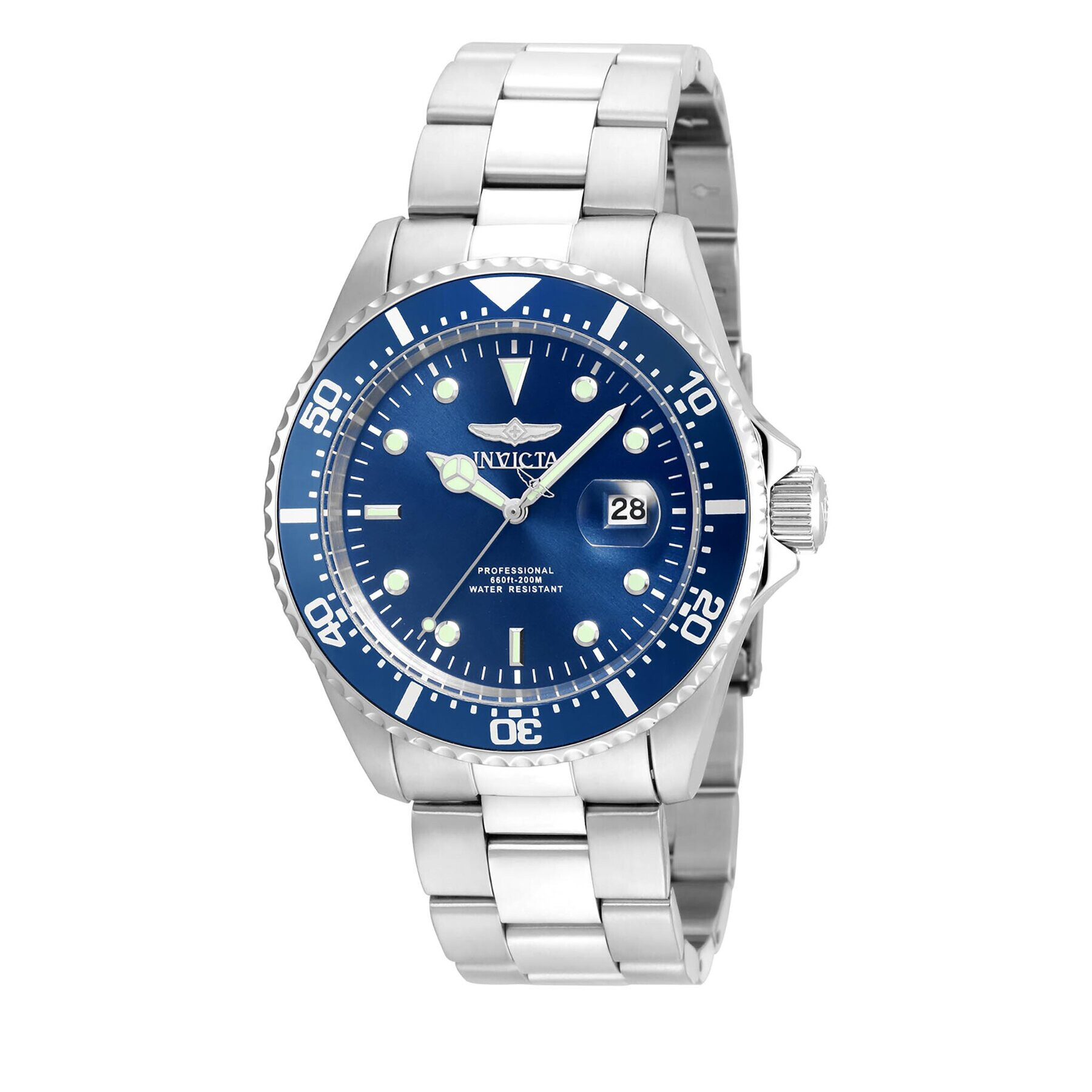 Invicta Watch Часовник Pro Diver 22019 Сребрист - Pepit.bg