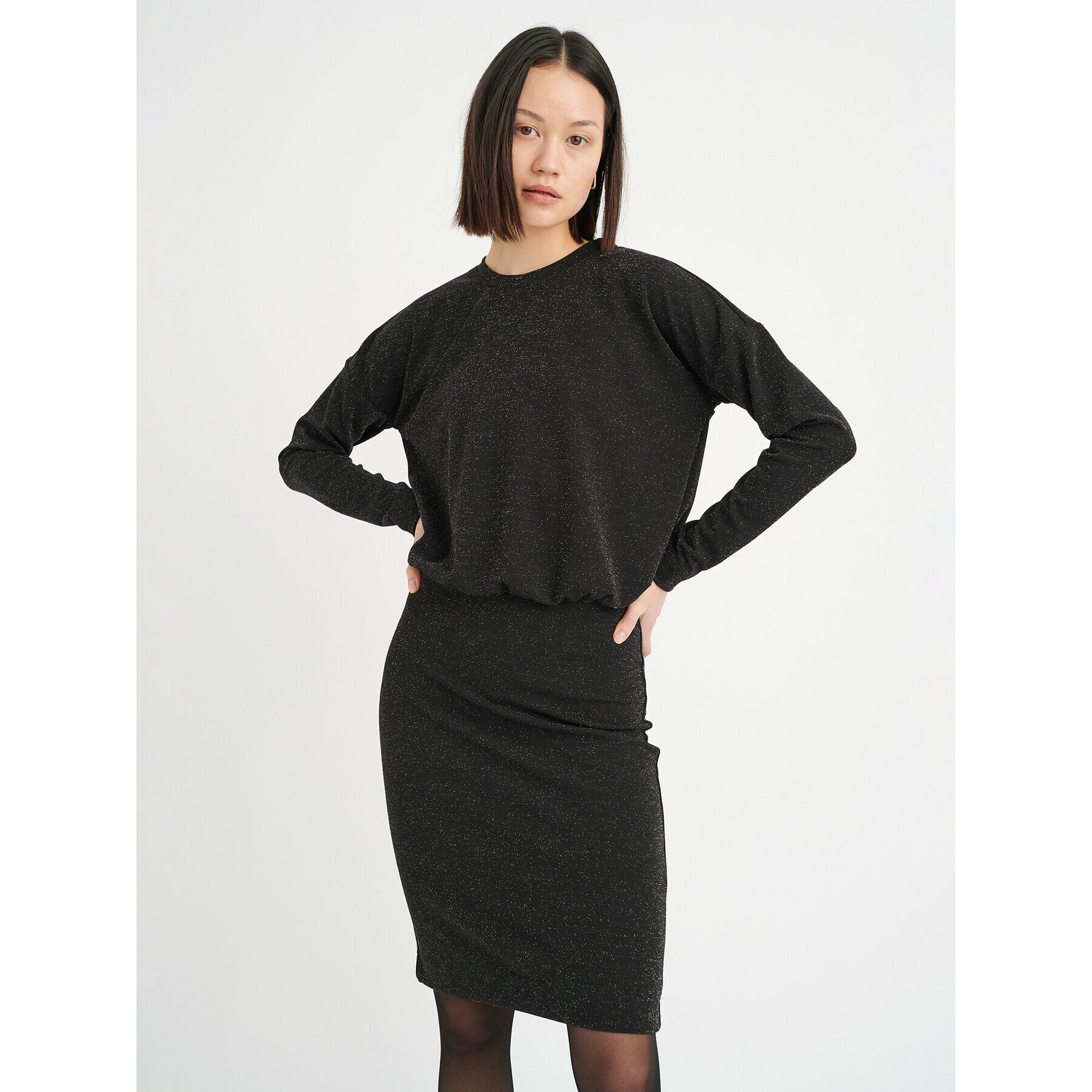 InWear Ежедневна рокля Olla 30107782 Черен Regular Fit - Pepit.bg