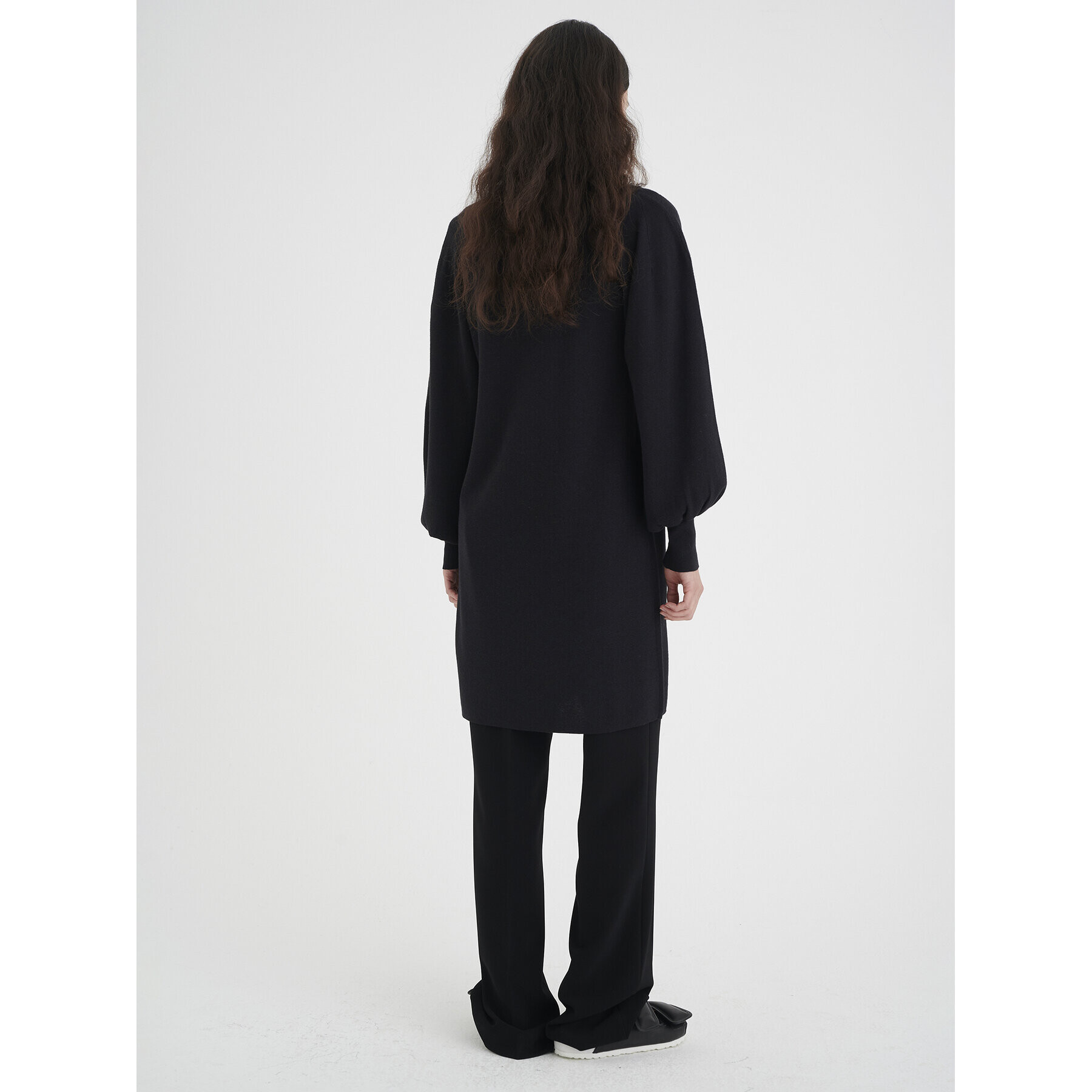 InWear Плетена рокля Sammy 30106502 Черен Regular Fit - Pepit.bg