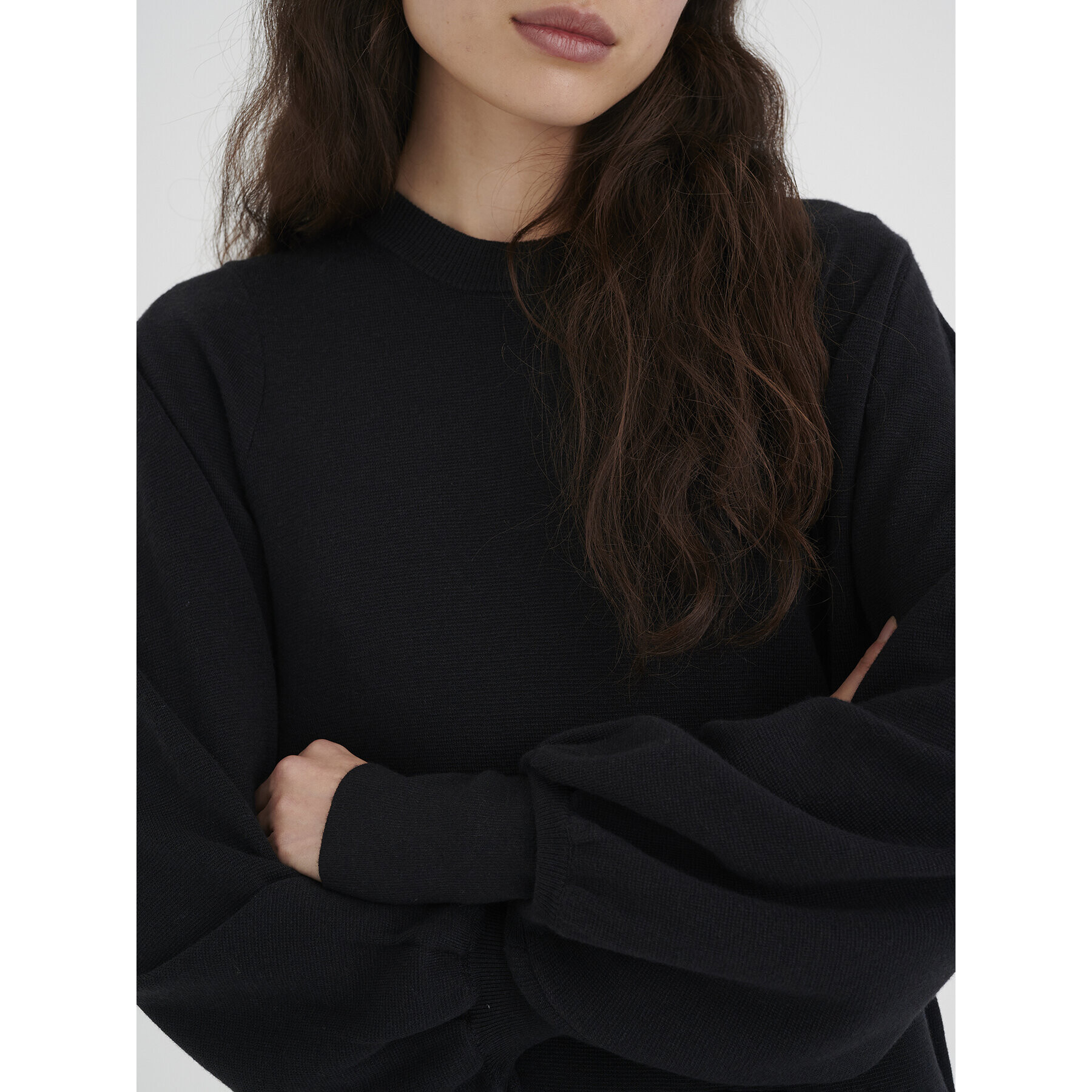 InWear Плетена рокля Sammy 30106502 Черен Regular Fit - Pepit.bg