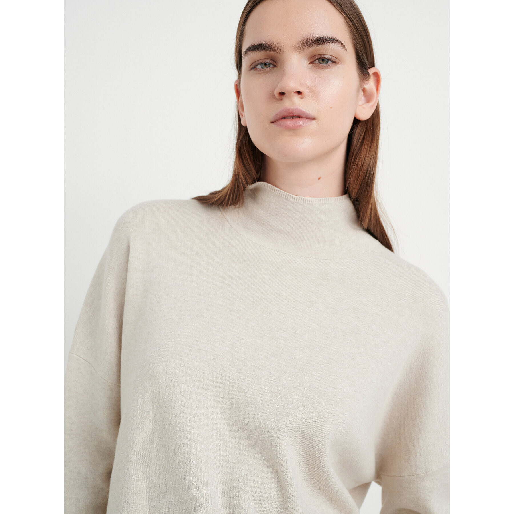 InWear Поло Tenley 30106490 Бежов Oversize - Pepit.bg