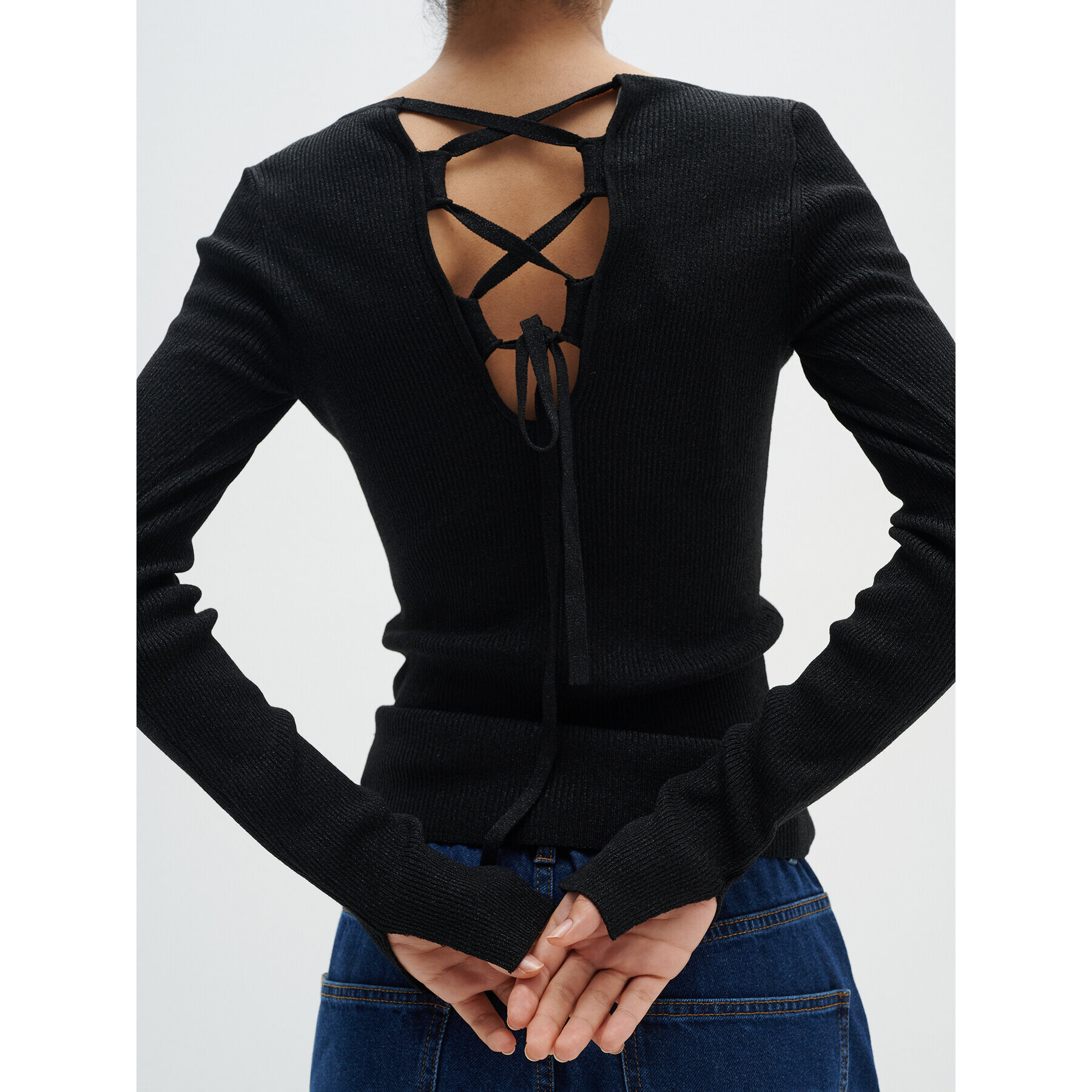 InWear Пуловер Puno 30107756 Черен Slim Fit - Pepit.bg