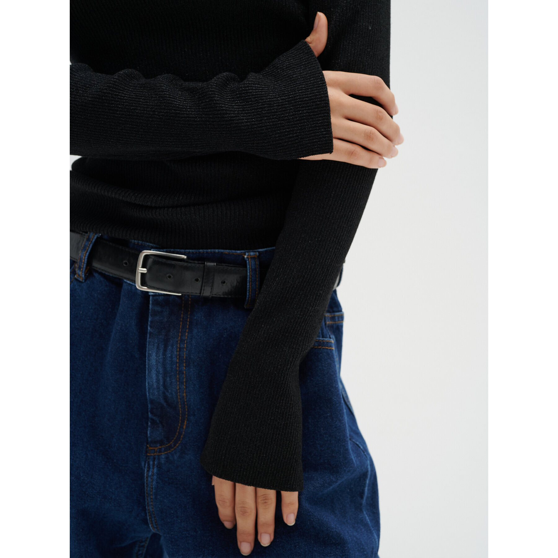InWear Пуловер Puno 30107756 Черен Slim Fit - Pepit.bg