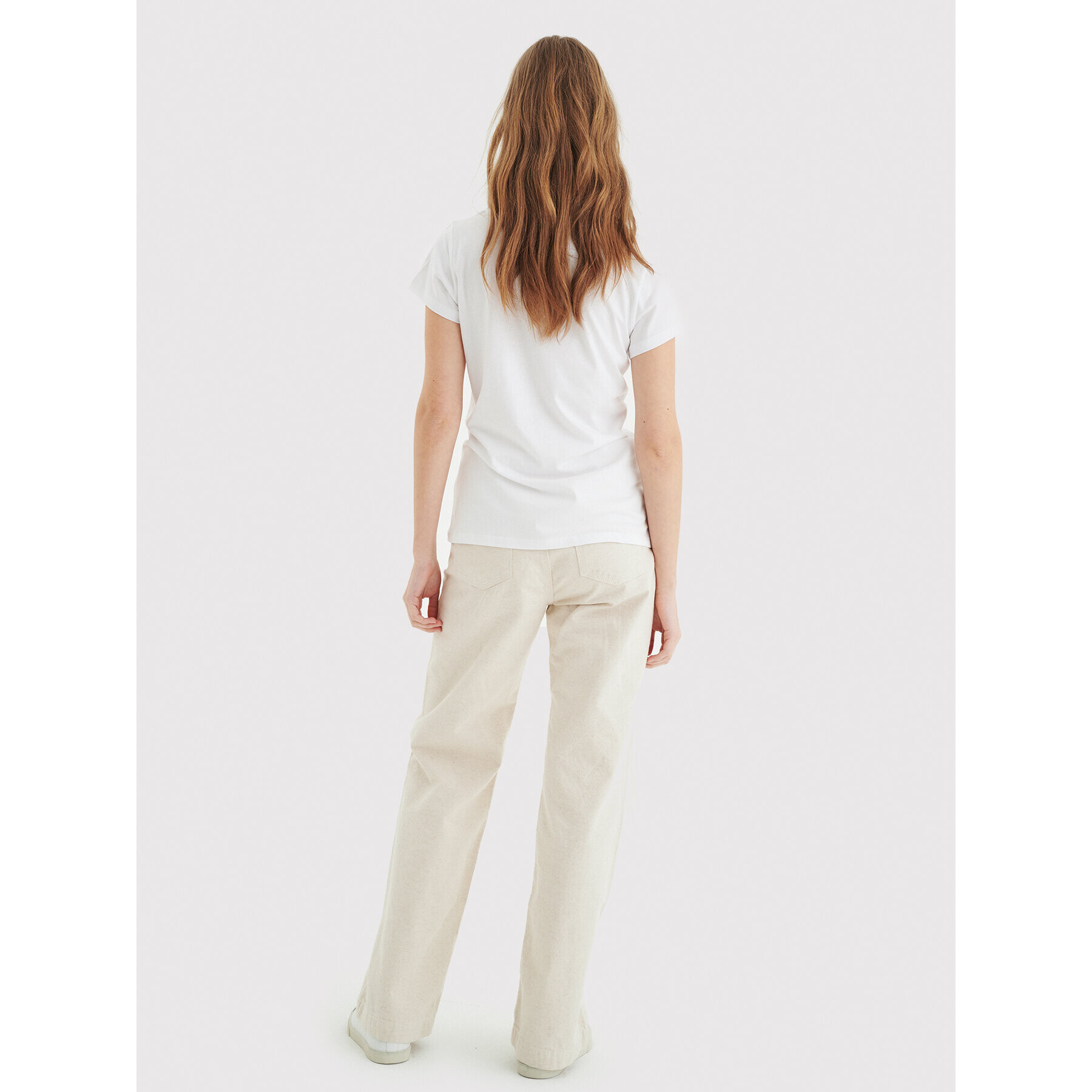 InWear Тишърт Rena 30100782 Бял Tight Fit - Pepit.bg