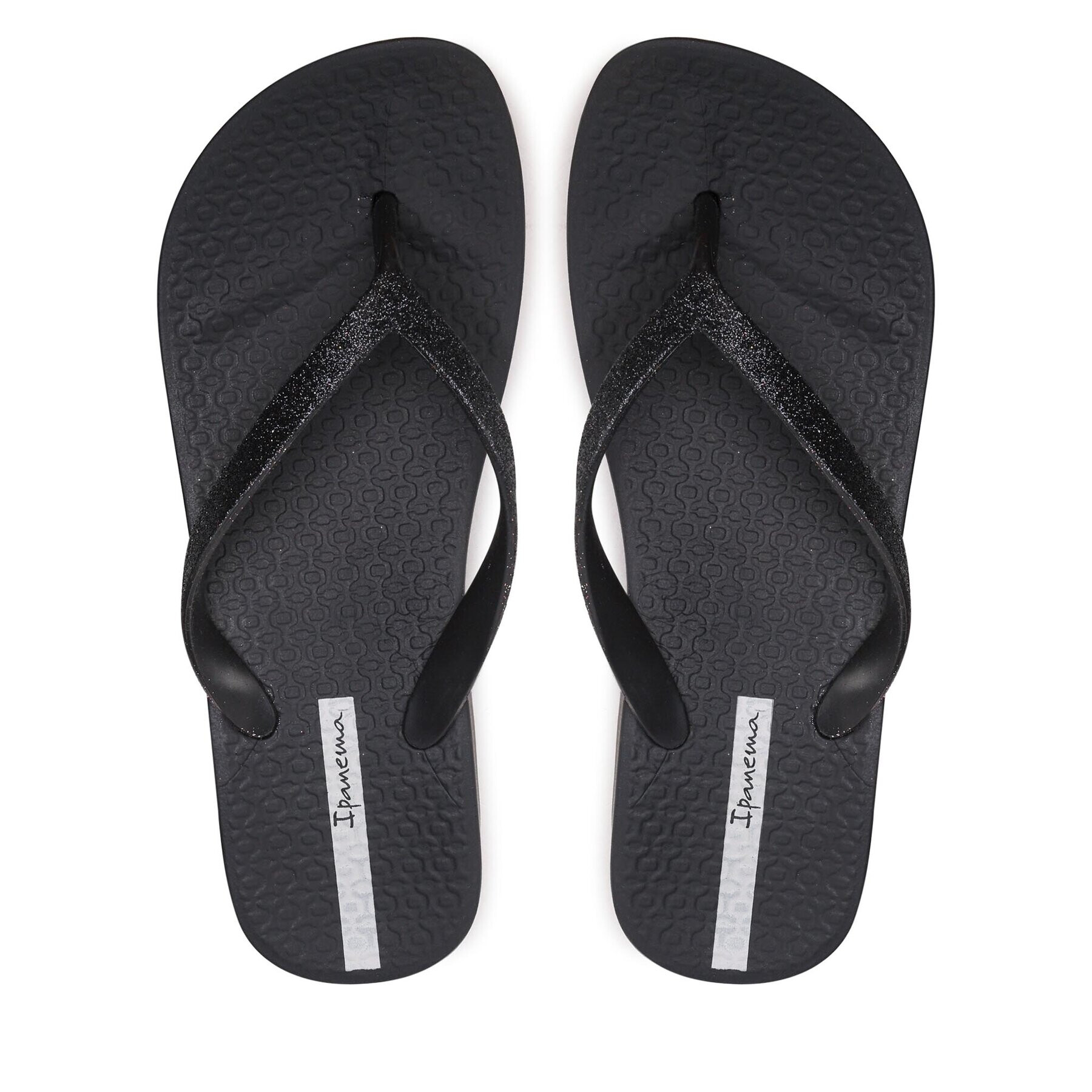 Ipanema Джапанки Mesh Chic Plat 83386 Черен - Pepit.bg