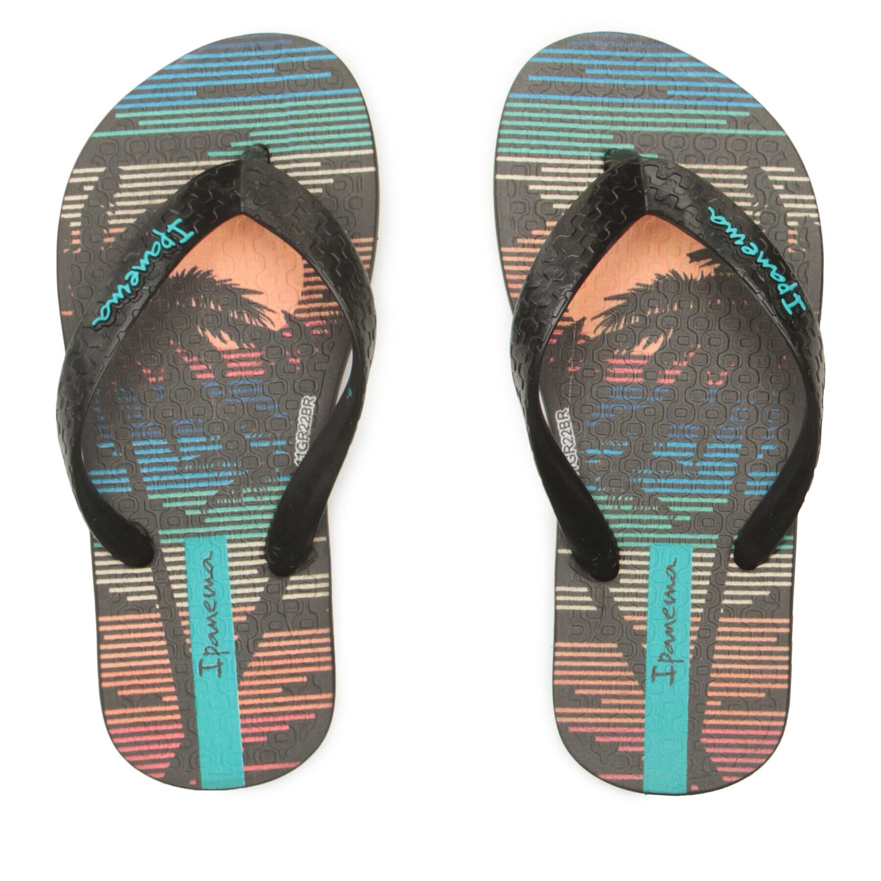 Ipanema Джапанки TEMAS XI KID 83348 Черен - Pepit.bg