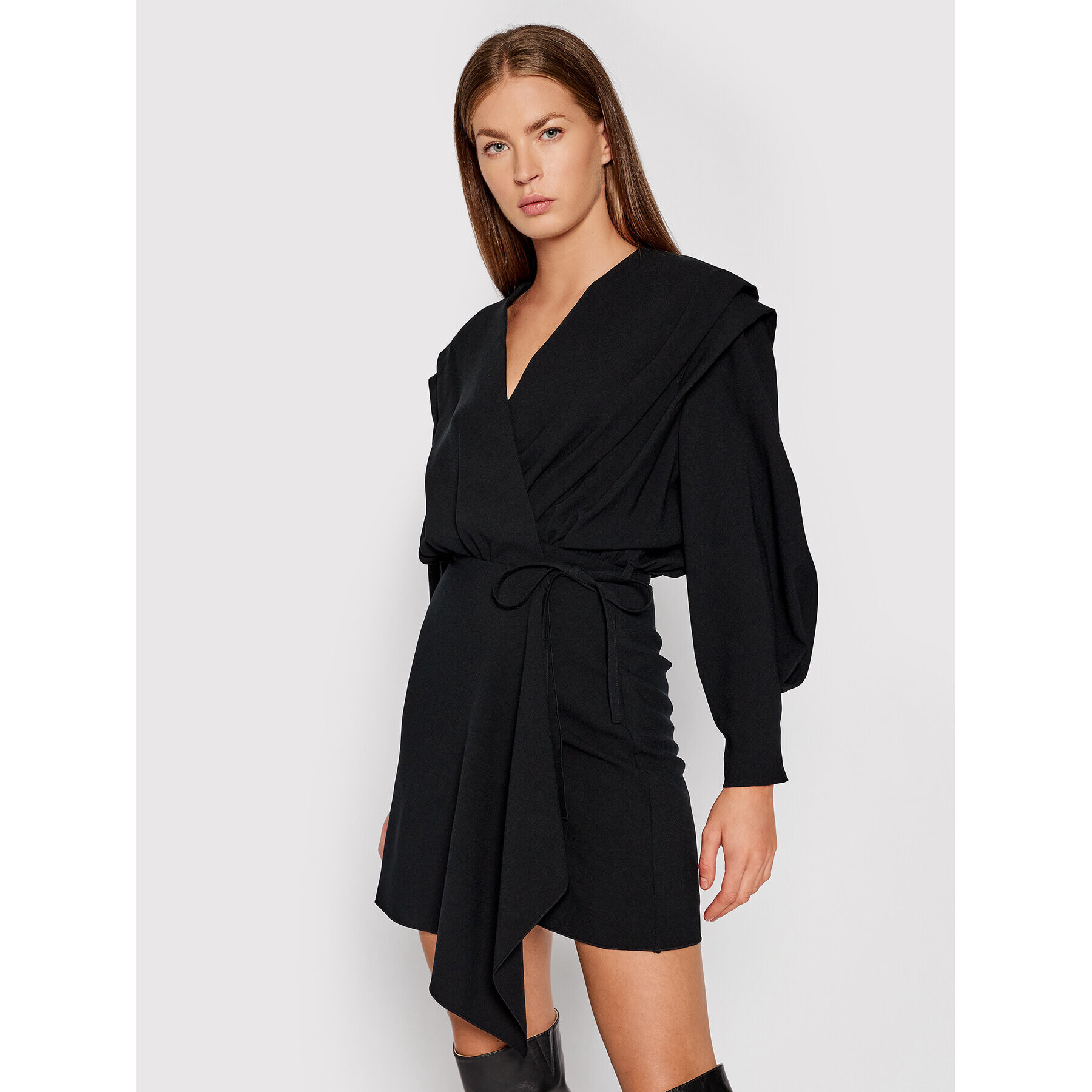 IRO Ежедневна рокля Rixton AP137 Черен Regular Fit - Pepit.bg