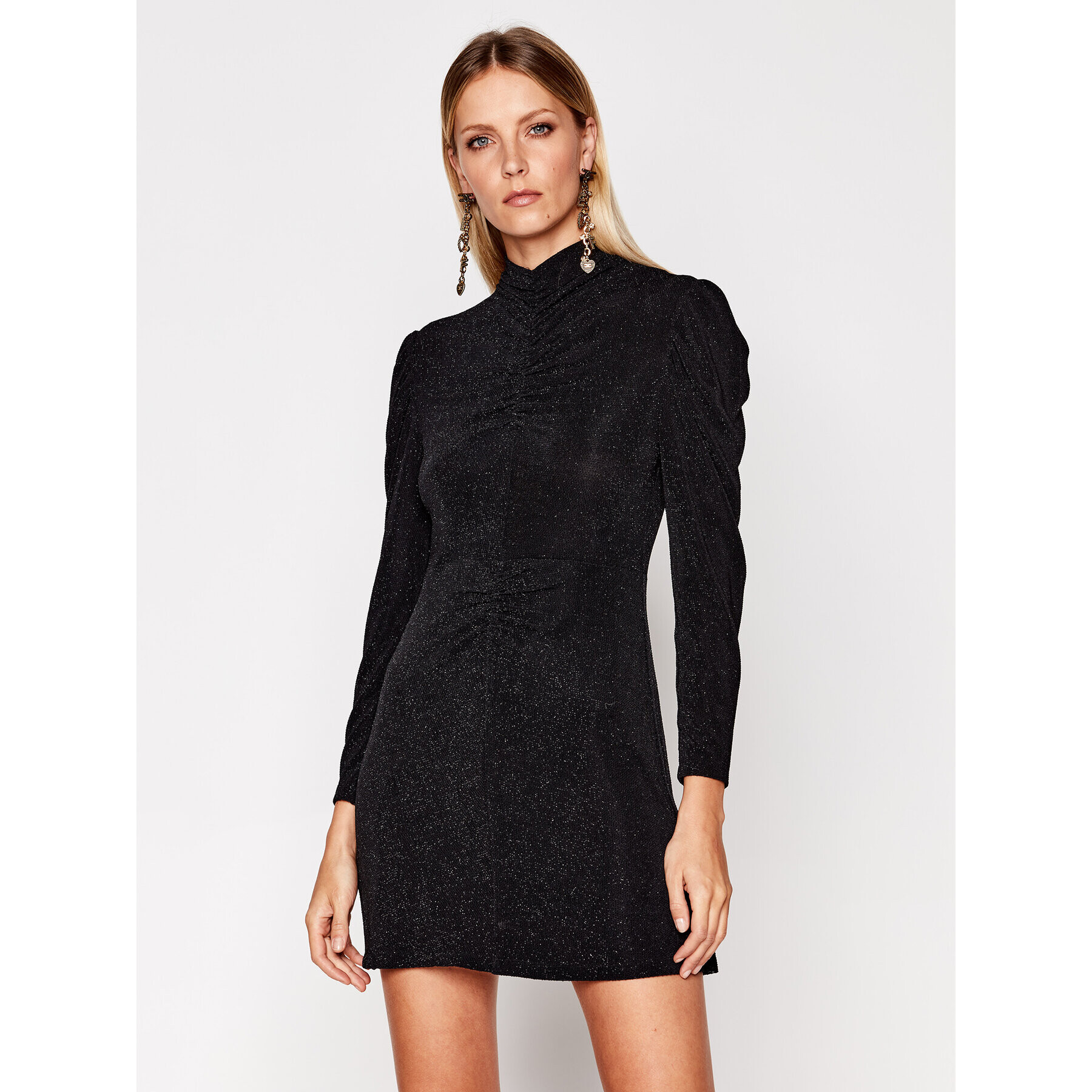 IRO Коктейлна рокля Hasti AN855 Черен Slim Fit - Pepit.bg