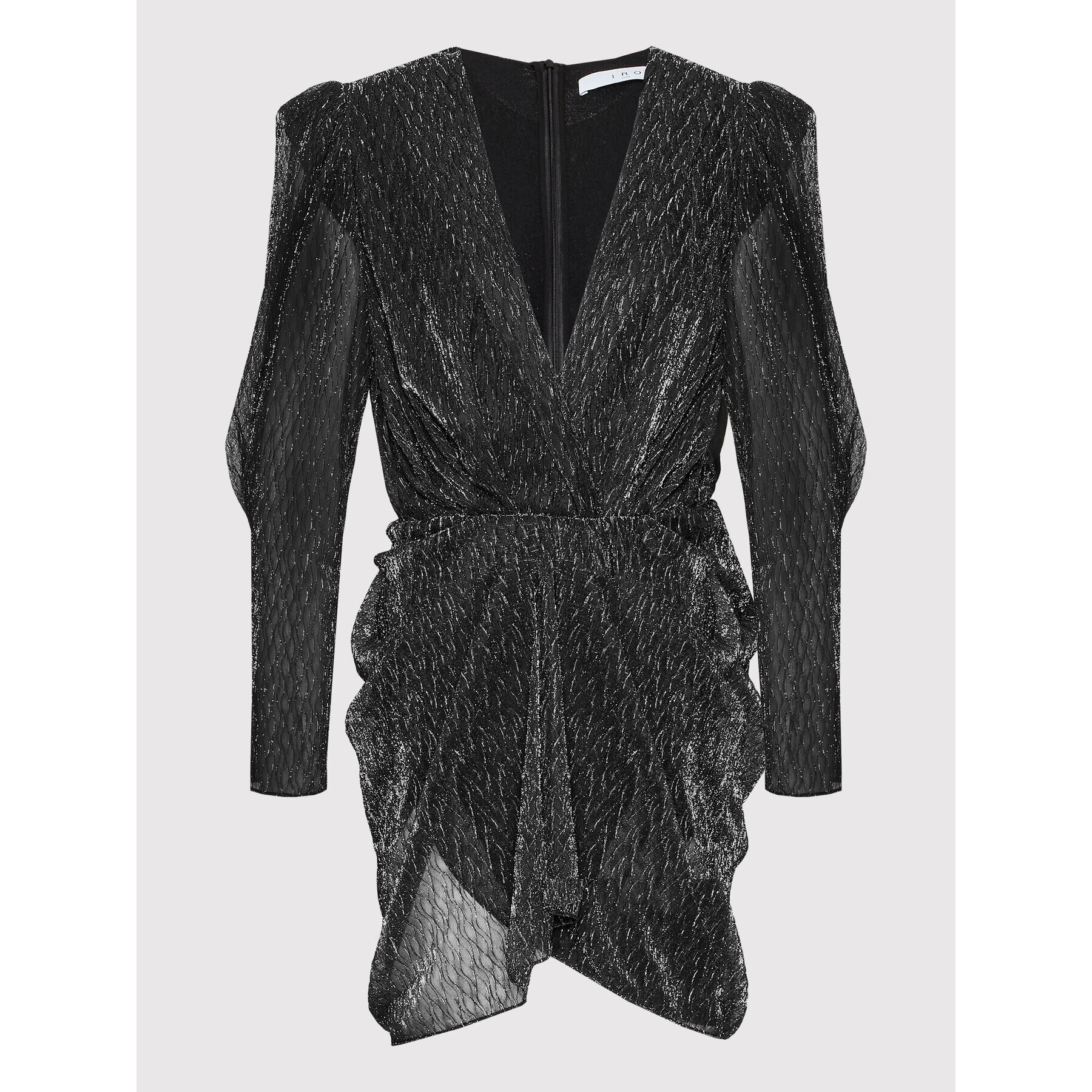 IRO Коктейлна рокля Patia AQ548 Черен Regular Fit - Pepit.bg