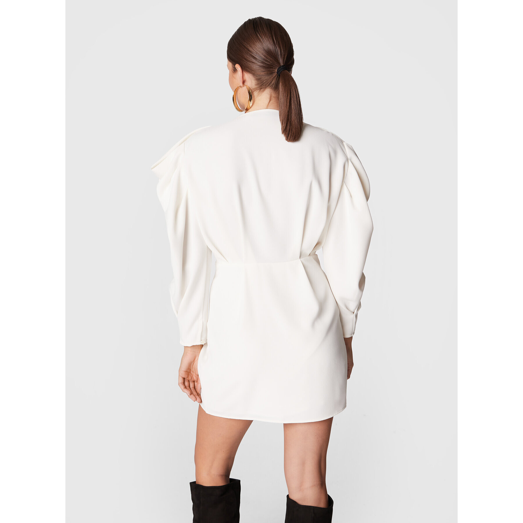 IRO Коктейлна рокля Sofi AR132 Бял Regular Fit - Pepit.bg