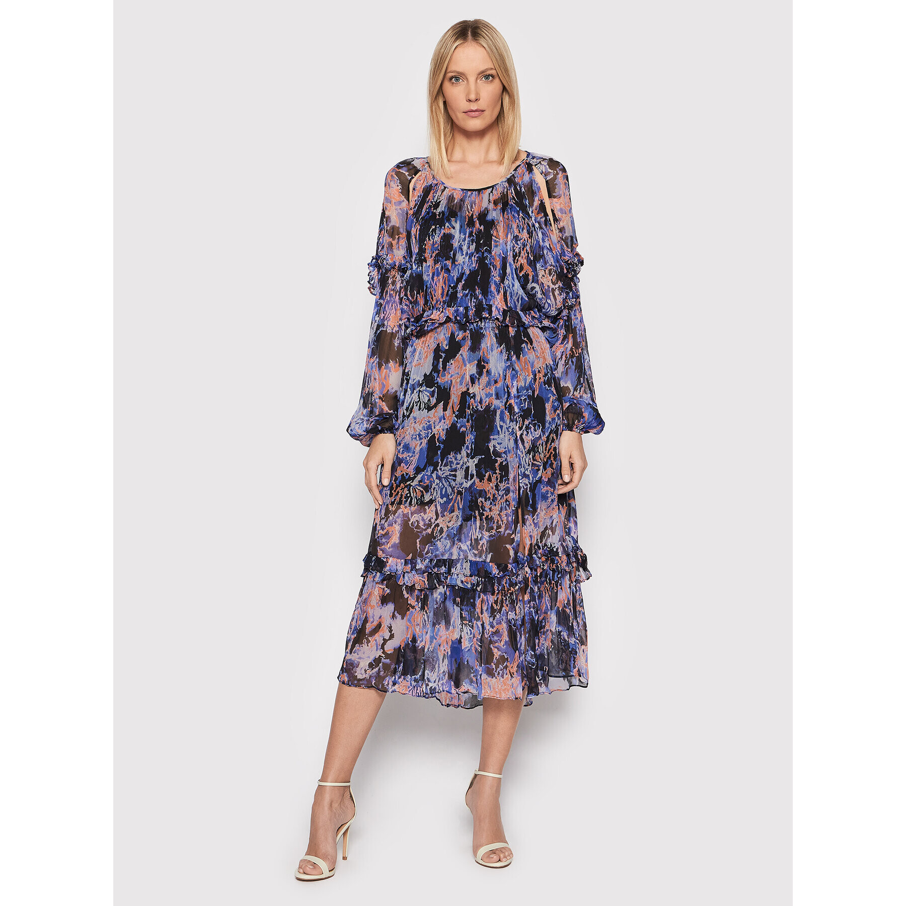IRO Лятна рокля Janan AQ545 Черен Regular Fit - Pepit.bg