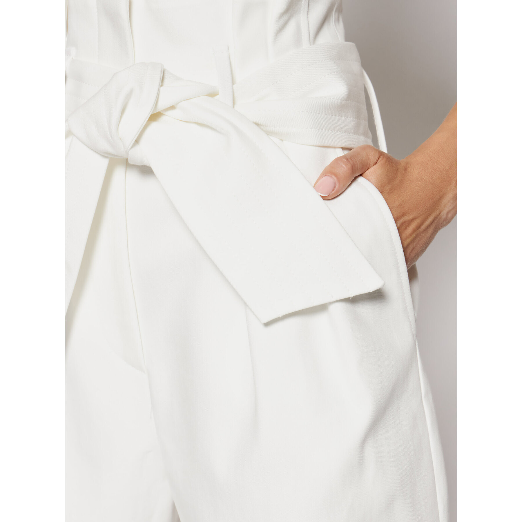 IRO Текстилни панталони Ritokie A0035 Бял Regular Fit - Pepit.bg