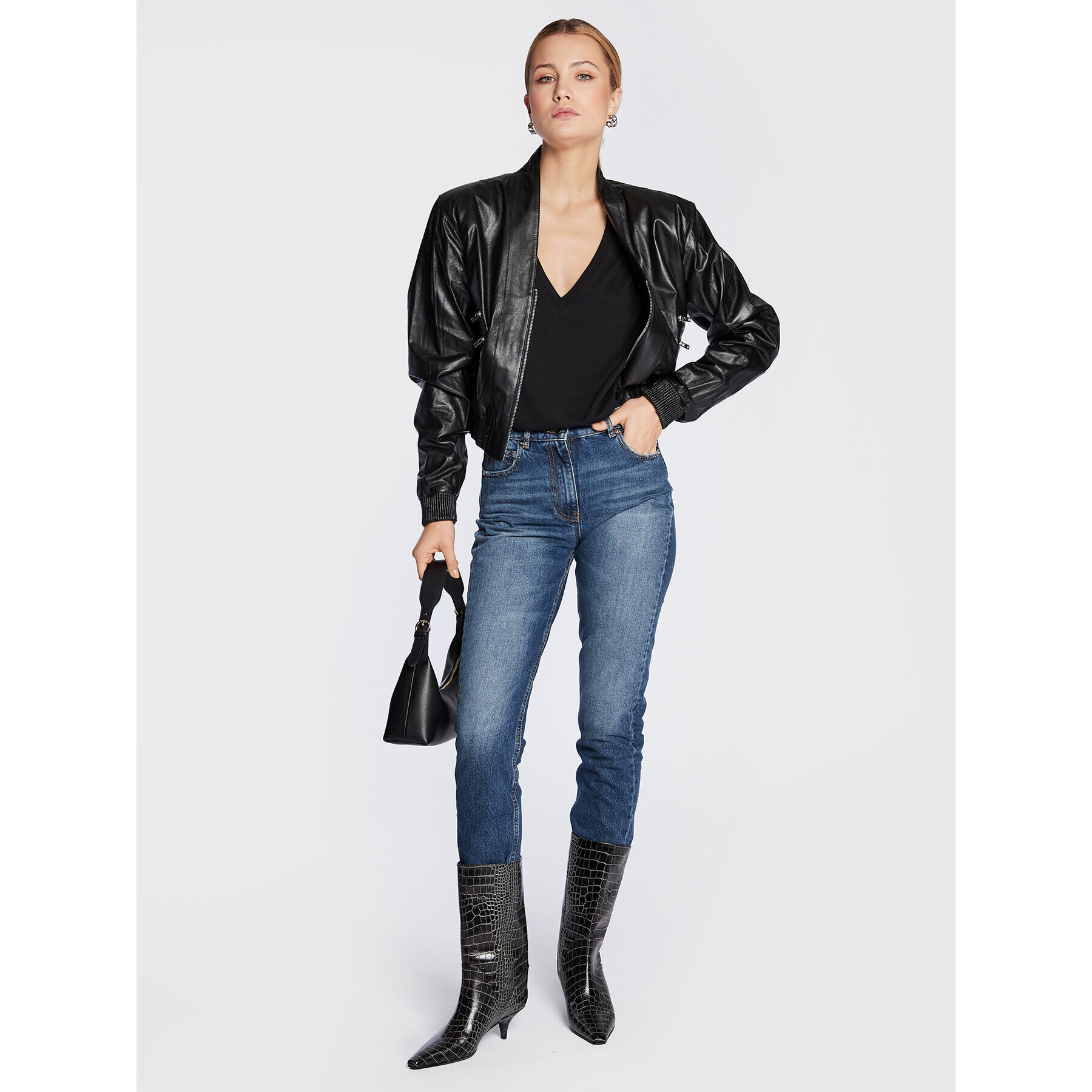 IRO Тишърт Felicie AR287 Черен Regular Fit - Pepit.bg