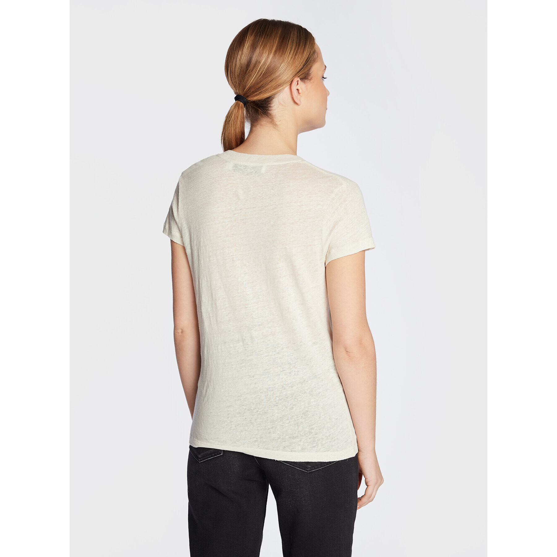 IRO Тишърт Rodeo AR288 Бежов Regular Fit - Pepit.bg