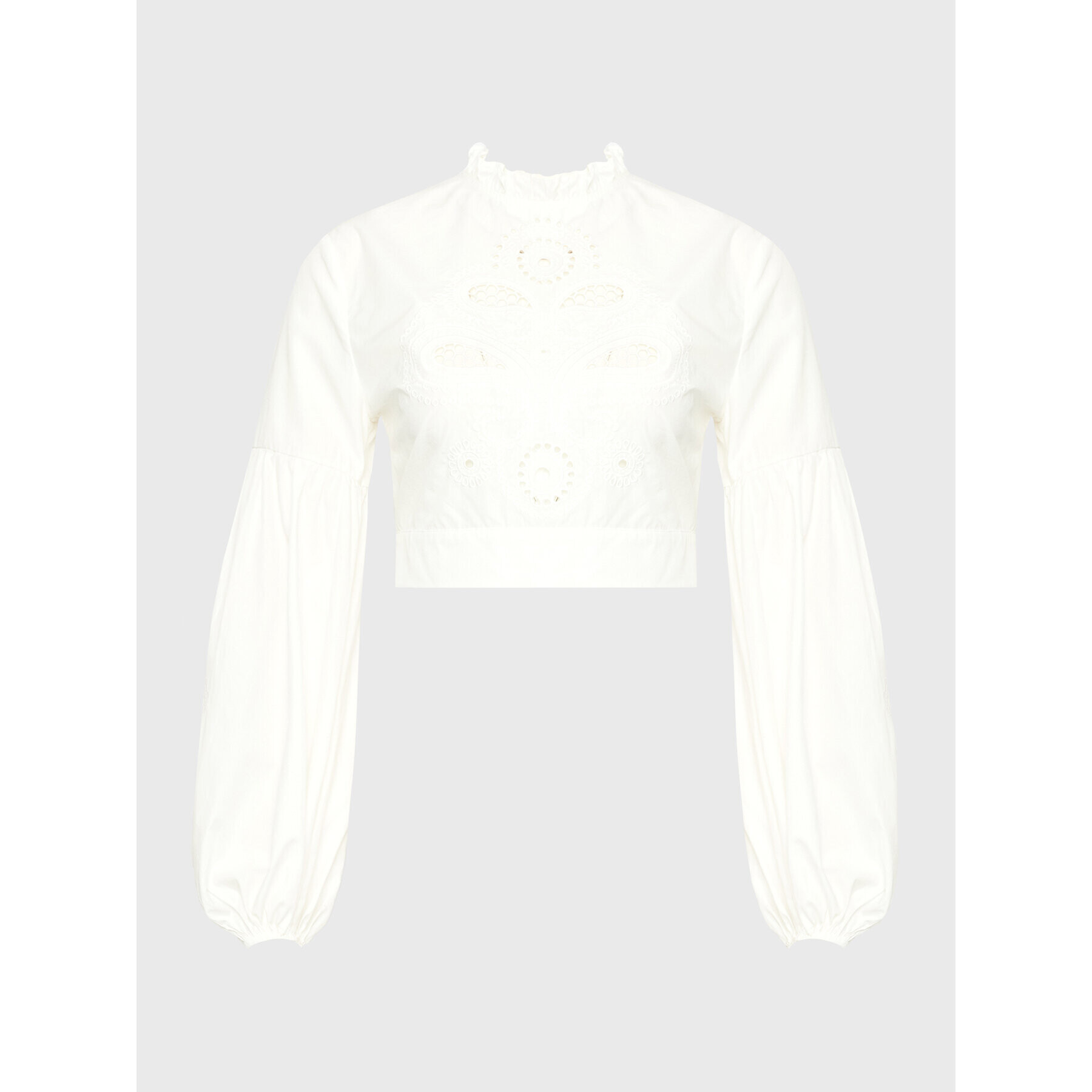 IXIAH Блуза X221-50283 Бял Regular Fit - Pepit.bg