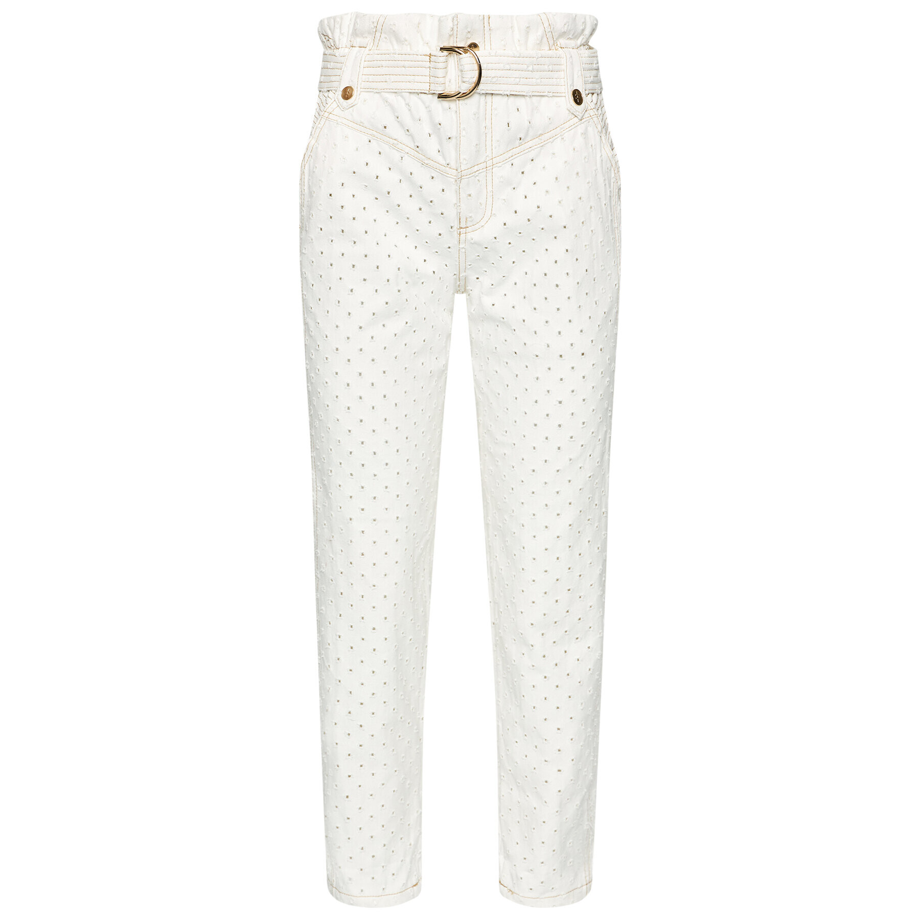 IXIAH Дънки Lunar IX22-70114 Бял Regular Fit - Pepit.bg