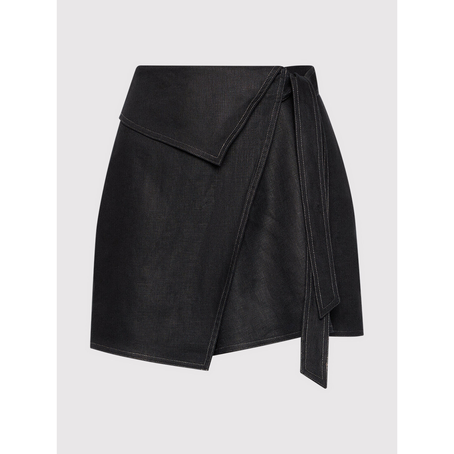 IXIAH Мини пола X211-60153 Черен Regular Fit - Pepit.bg