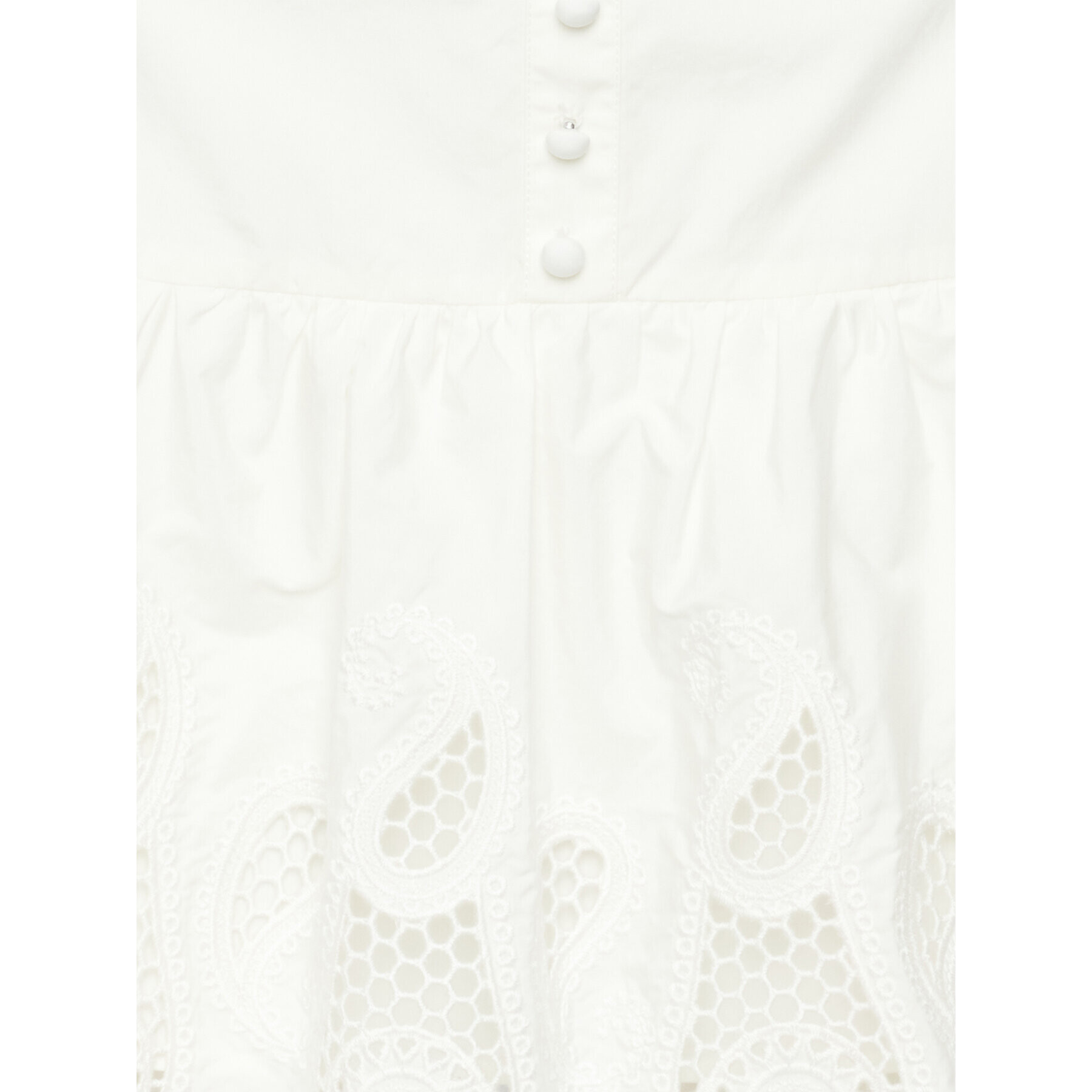 IXIAH Мини пола X221-60168 Бял Regular Fit - Pepit.bg