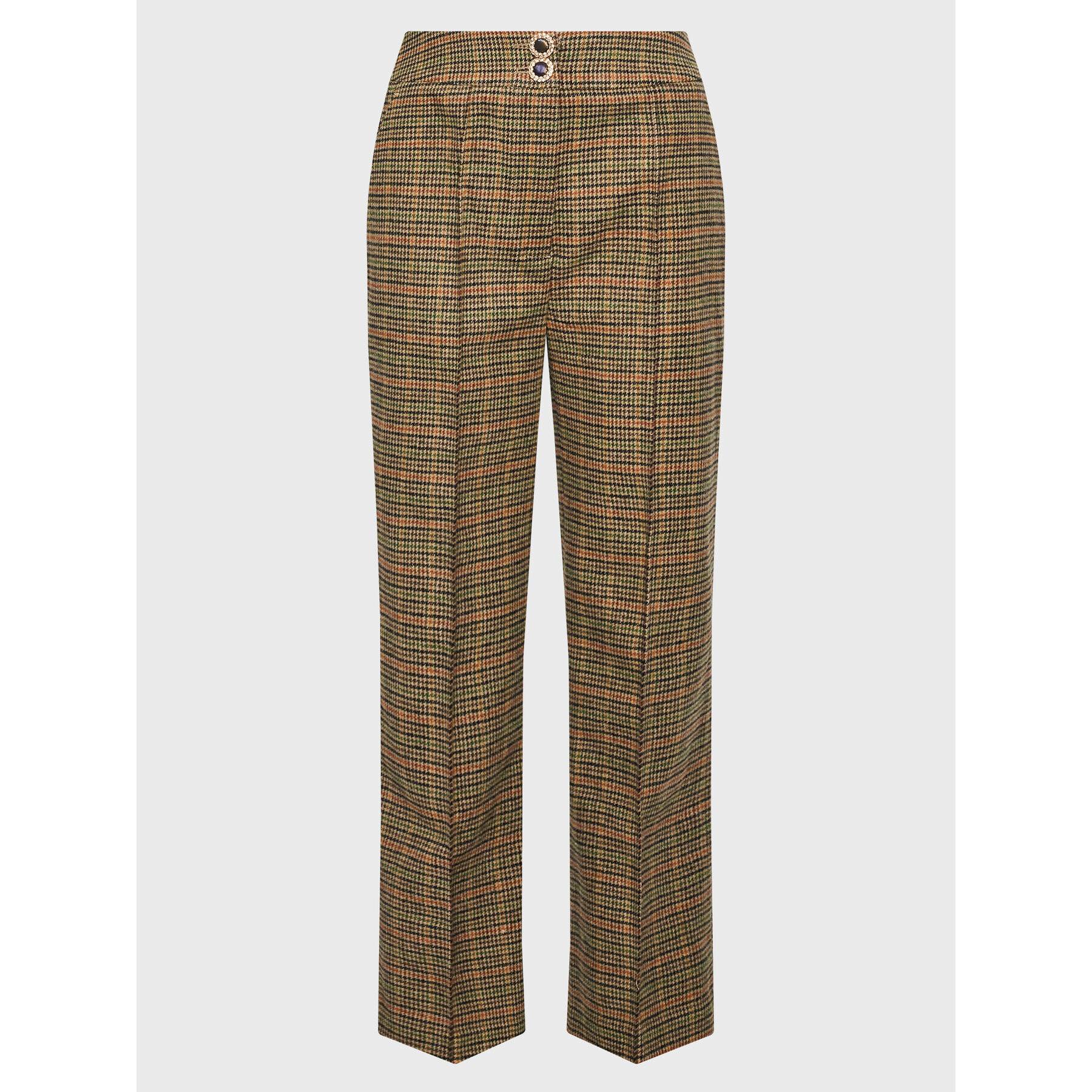 IXIAH Текстилни панталони X221-70117 Бежов Relaxed Fit - Pepit.bg