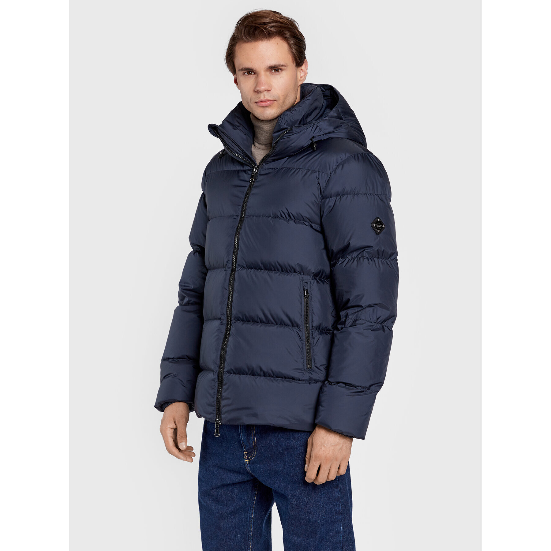 J.Lindeberg Пухено яке Barrell FMOW06385 Тъмносин Regular Fit - Pepit.bg
