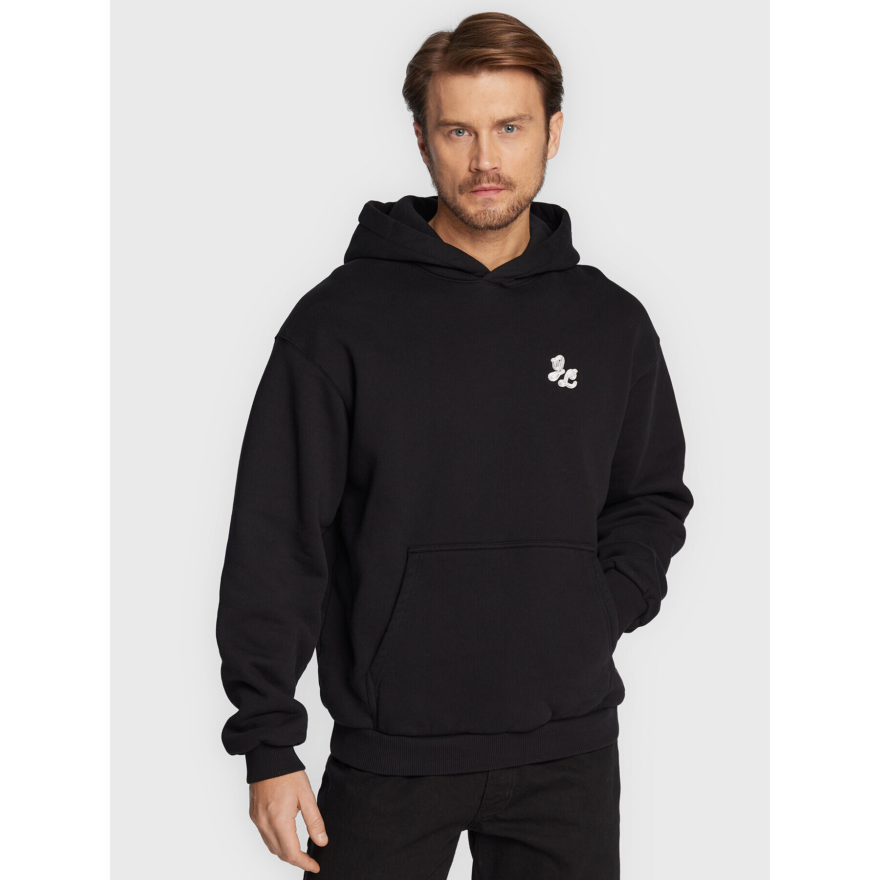 J.Lindeberg Суитшърт Karson FMJS07376 Черен Relaxed Fit - Pepit.bg