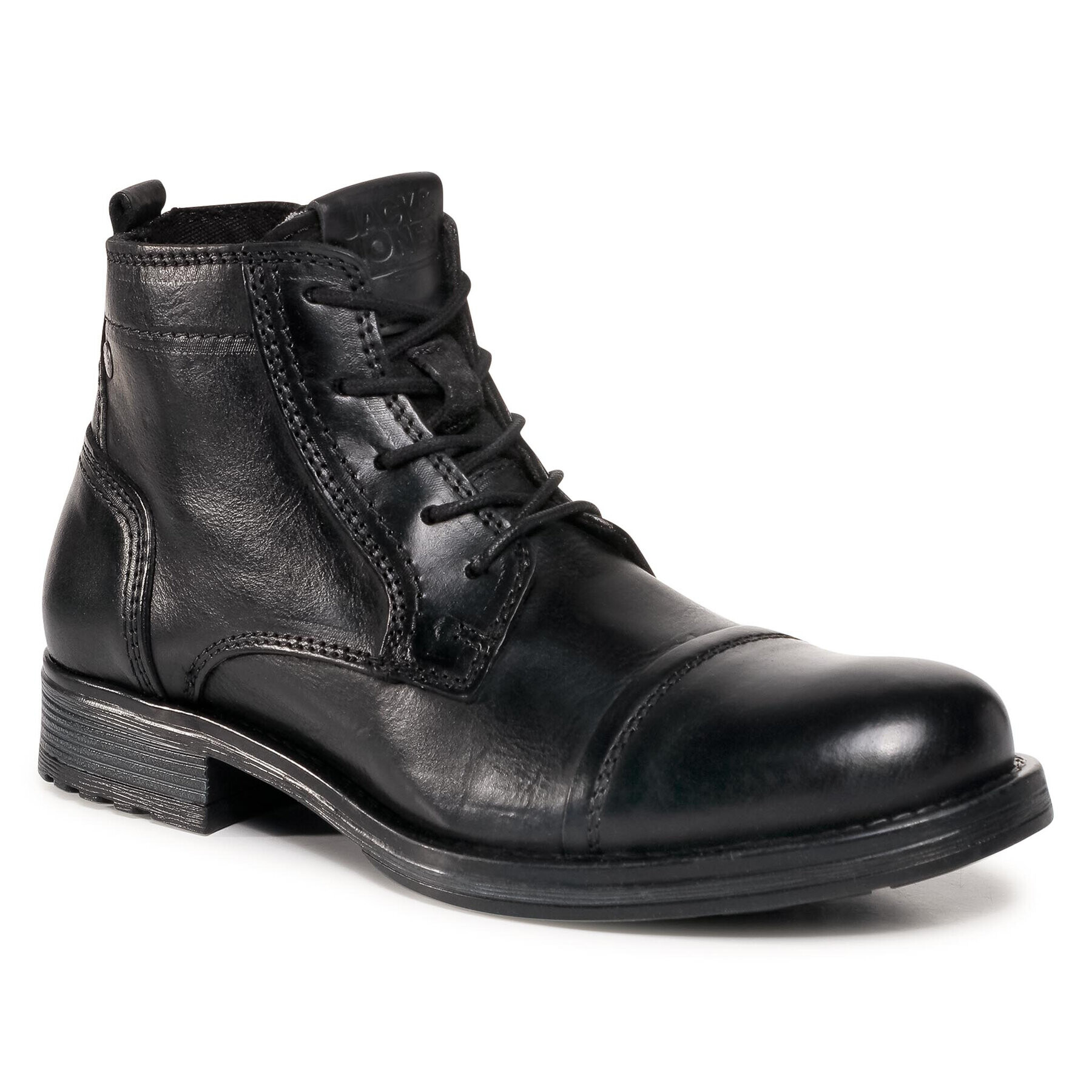 Jack&Jones Ботуши Jfwrussel Mid 12175957 Черен - Pepit.bg