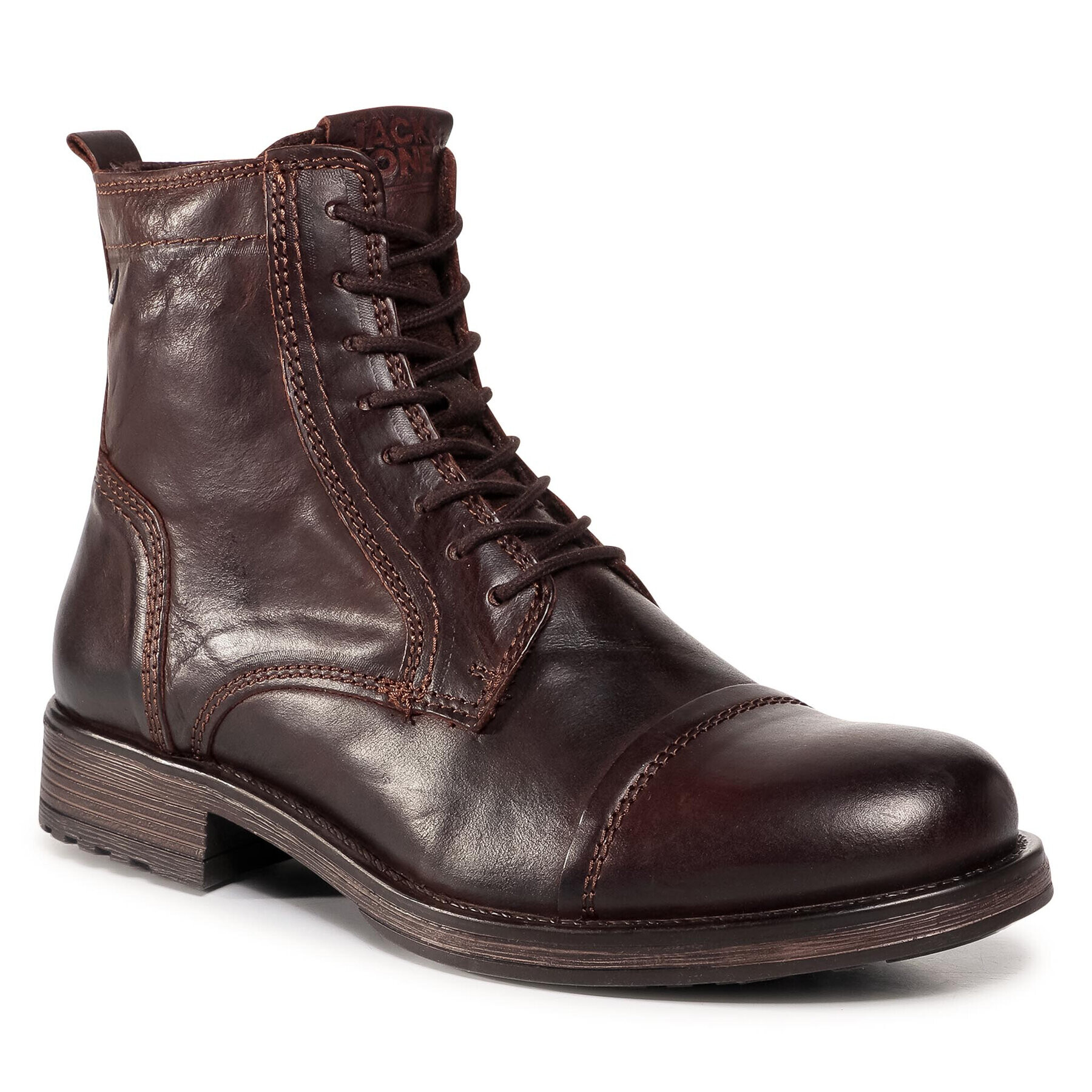 Jack&Jones Ботуши Russel 12161822 Кафяв - Pepit.bg