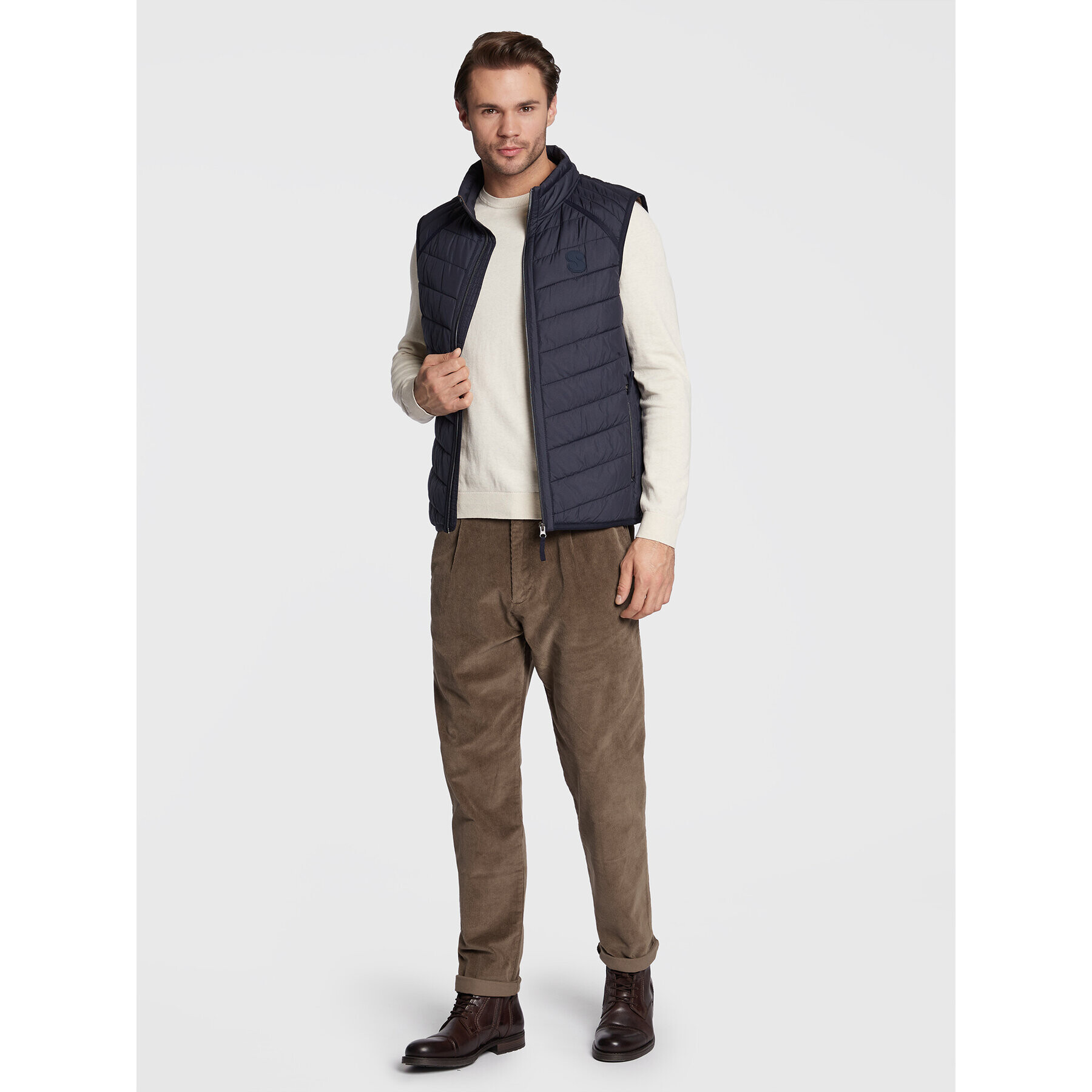 Jack&Jones Ботуши Russel 12161822 Кафяв - Pepit.bg