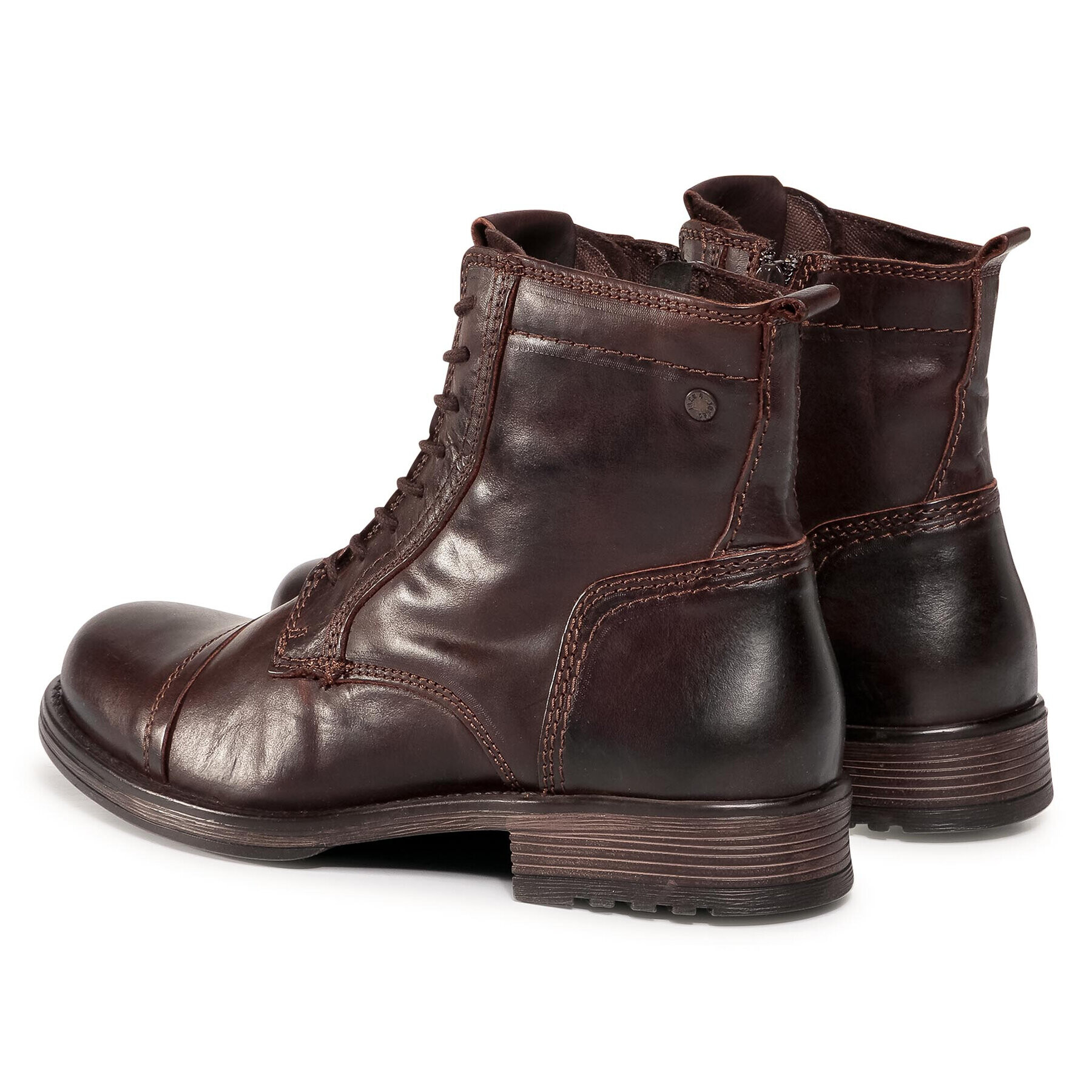 Jack&Jones Ботуши Russel 12161822 Кафяв - Pepit.bg