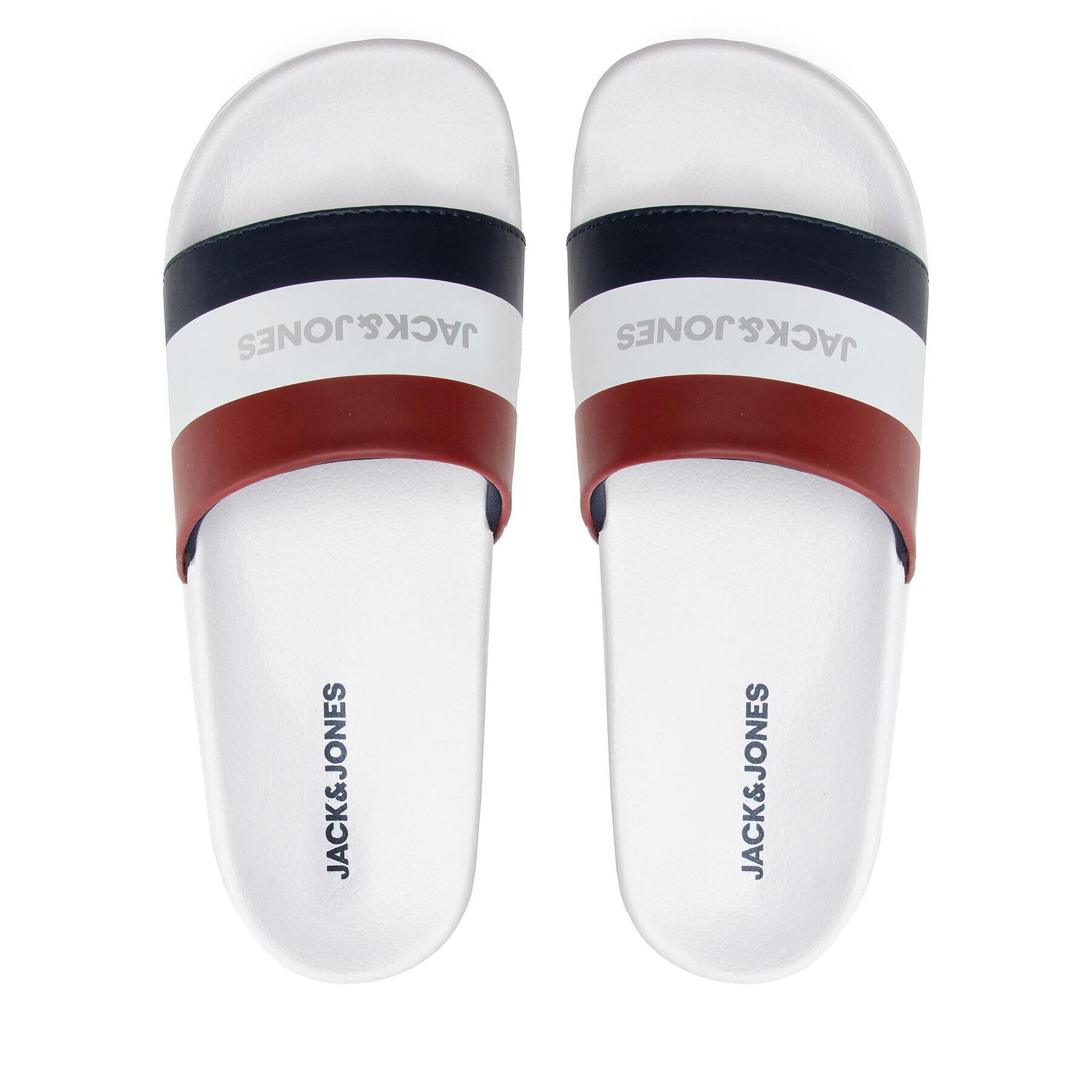 Jack&Jones Чехли Jfwhugo Stripe Slider 12203981 Цветен - Pepit.bg