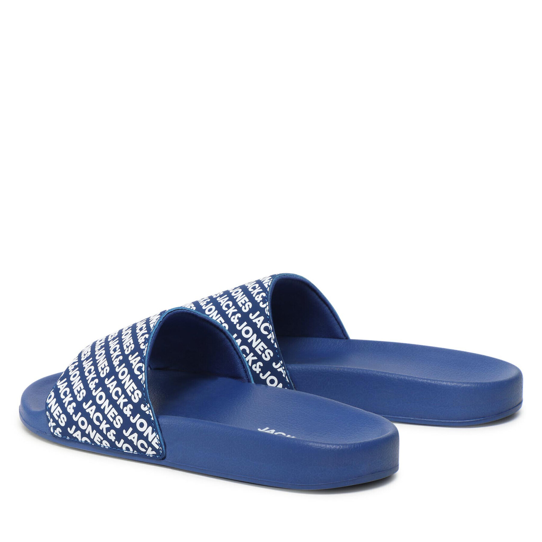 Jack&Jones Чехли Jfwlarry Slider Aop Logo 12191177 Син - Pepit.bg
