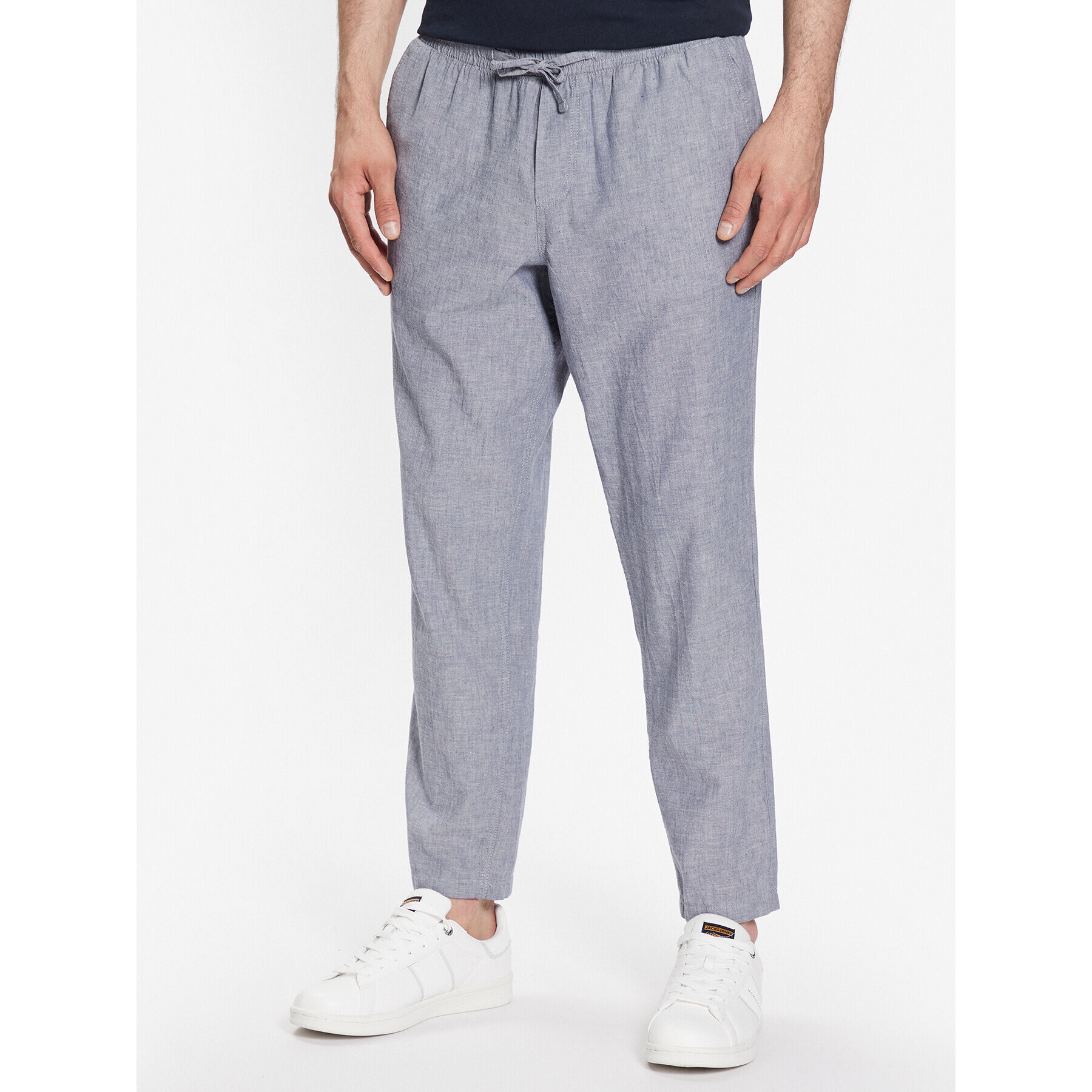 Jack&Jones Текстилни панталони Stace 12229699 Сив Relaxed Fit - Pepit.bg