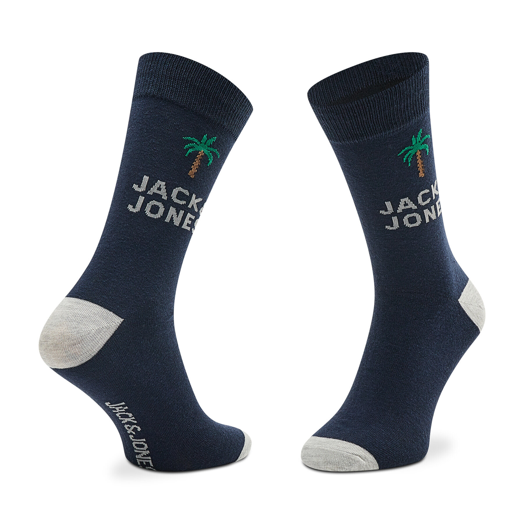 Jack&Jones Комплект 5 чифта дълги чорапи мъжки Jaczoey 12217535 Цветен - Pepit.bg