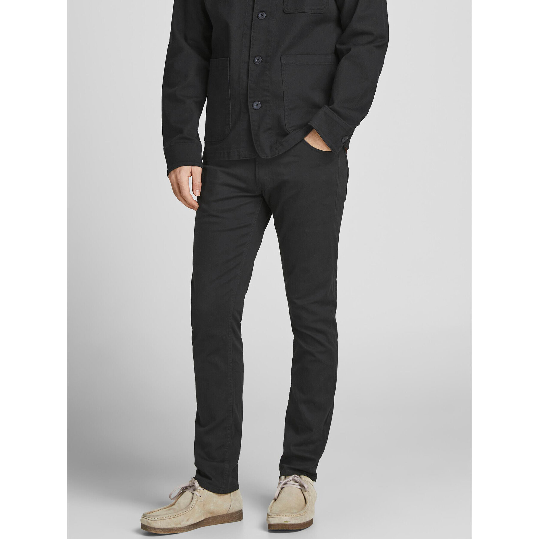 Jack&Jones Дънки 12201530 Черен Slim Fit - Pepit.bg