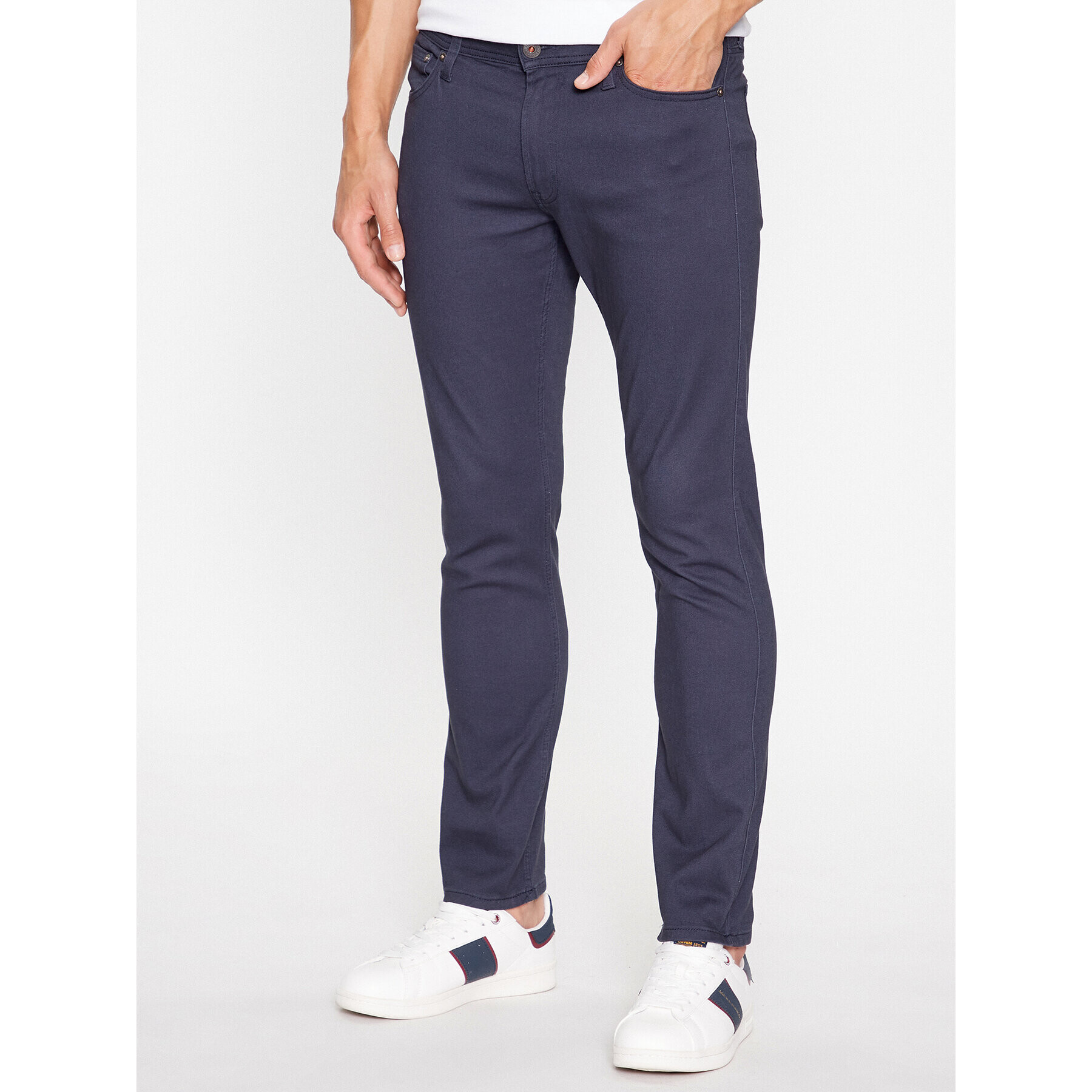 Jack&Jones Дънки 12201530 Тъмносин Slim Fit - Pepit.bg