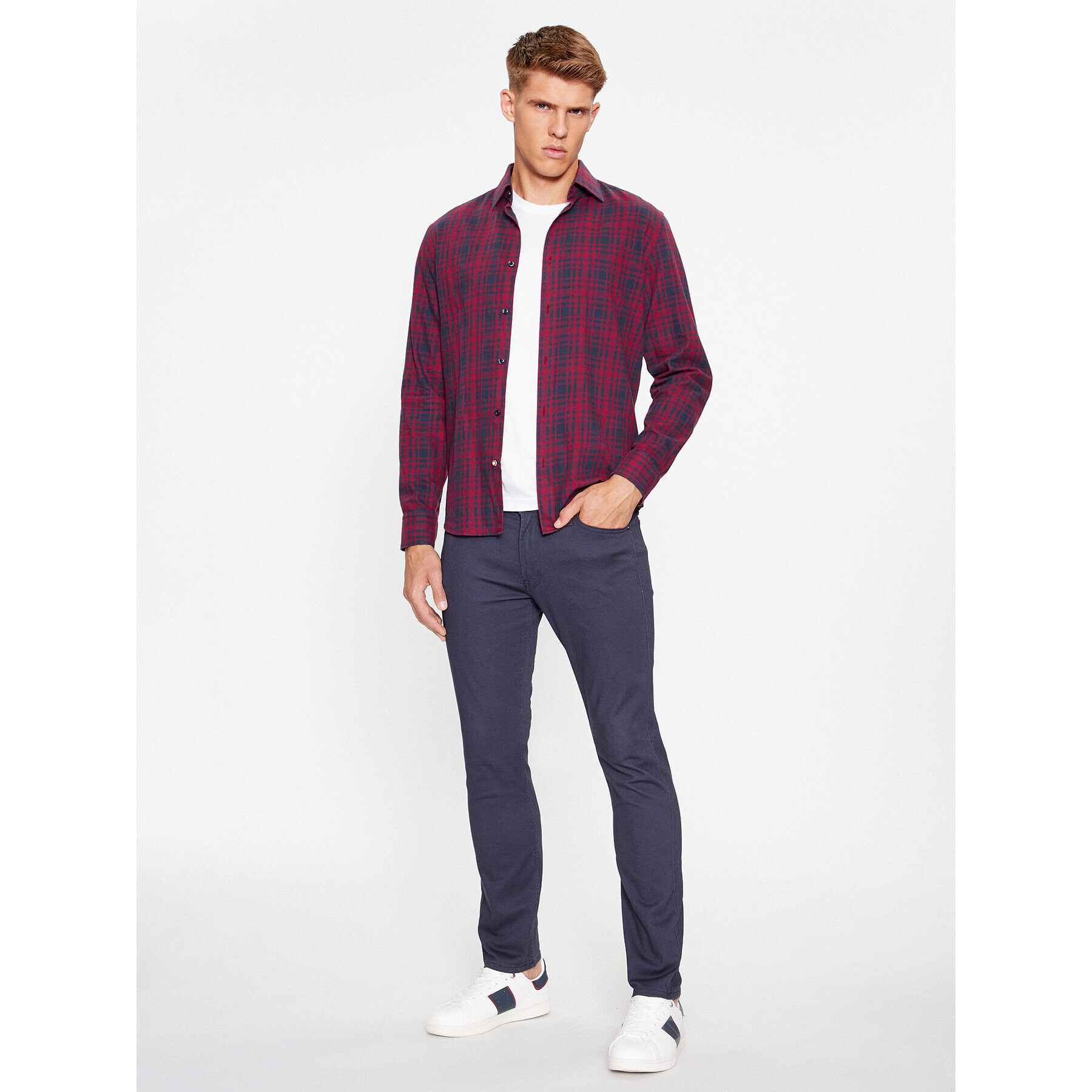 Jack&Jones Дънки 12201530 Тъмносин Slim Fit - Pepit.bg