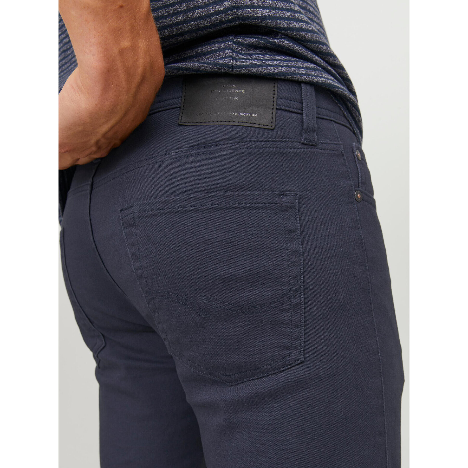 Jack&Jones Дънки 12201530 Тъмносин Slim Fit - Pepit.bg