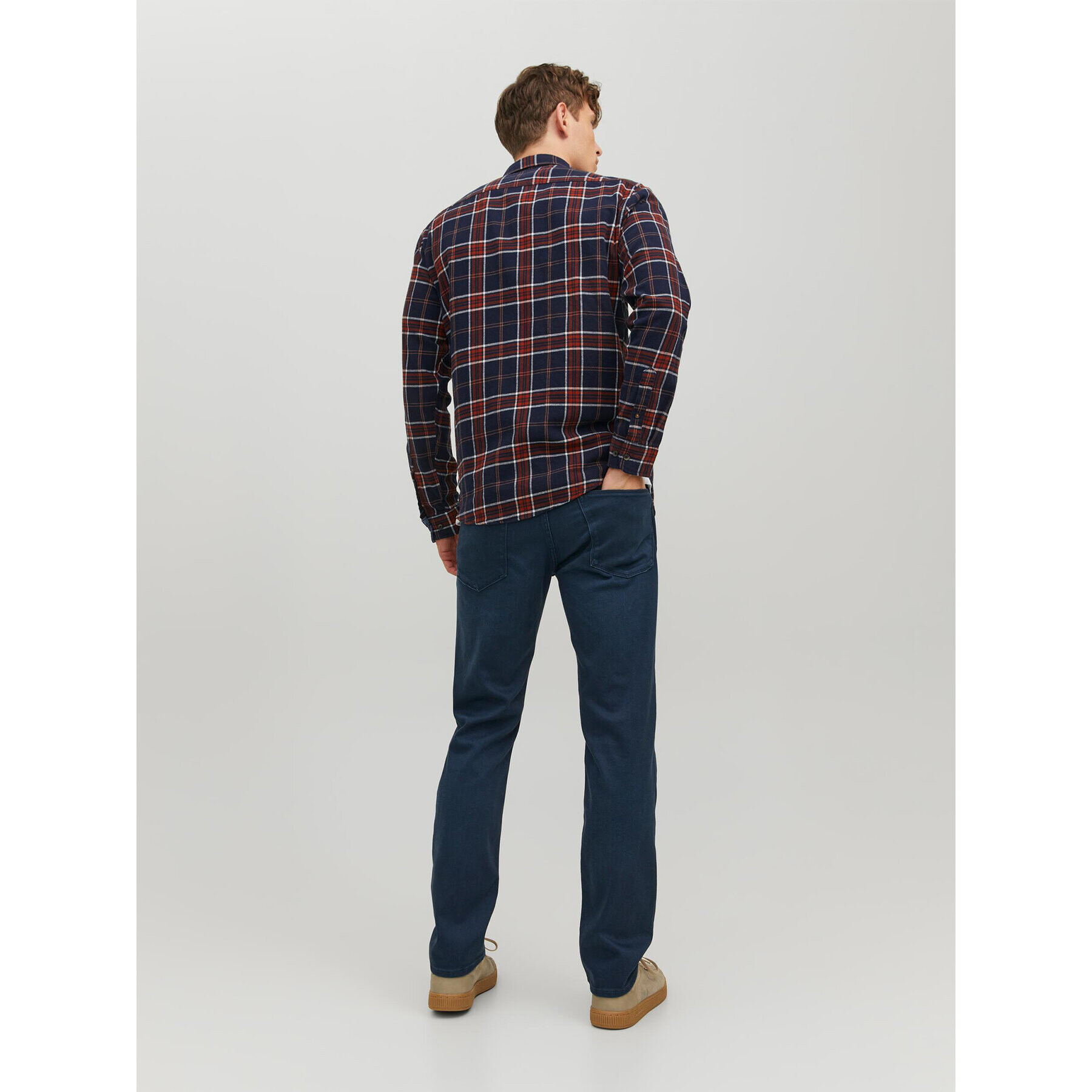 Jack&Jones Дънки Clark 12229853 Тъмносин Relaxed Fit - Pepit.bg