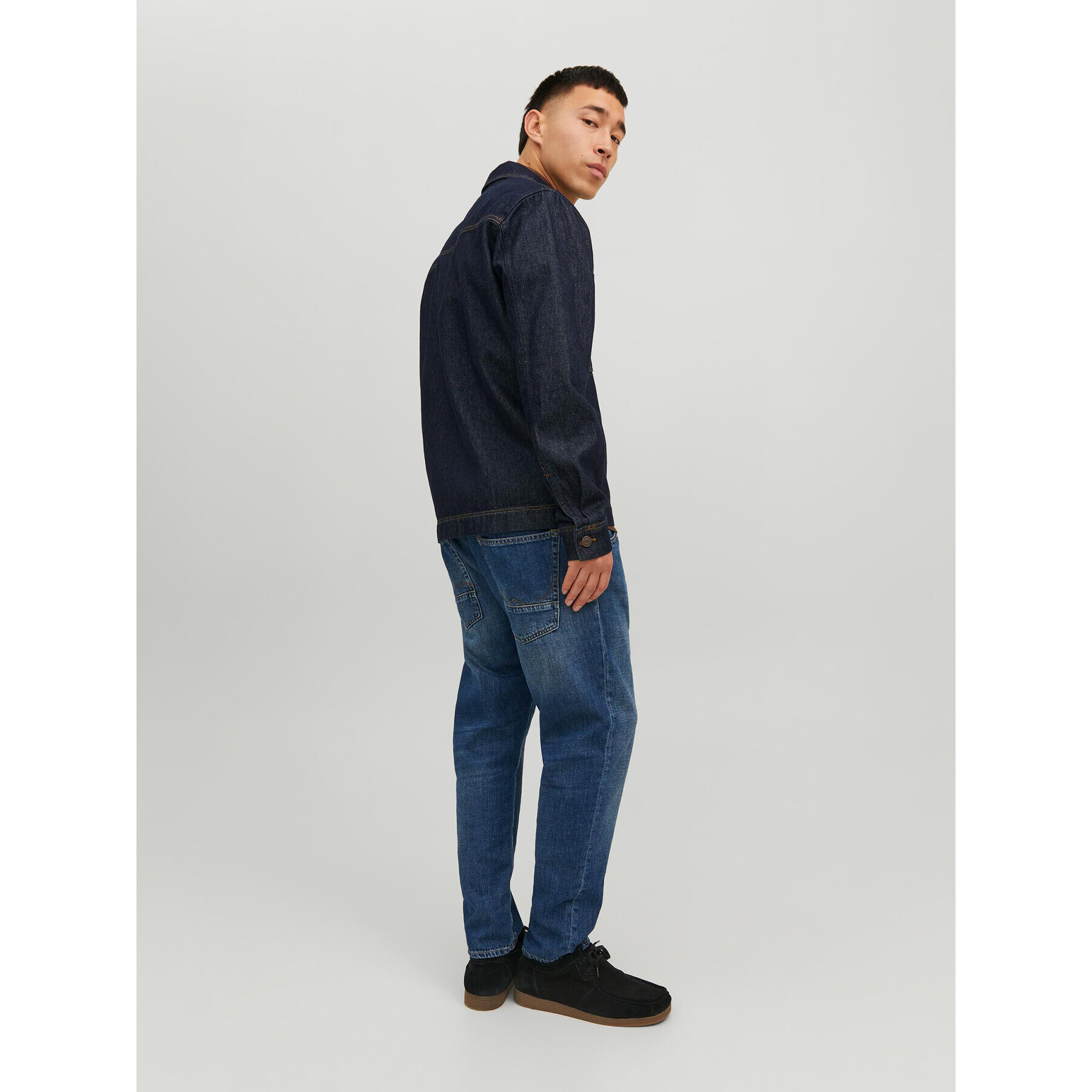 Jack&Jones Дънки Frank 12229858 Тъмносин Relaxed Fit - Pepit.bg